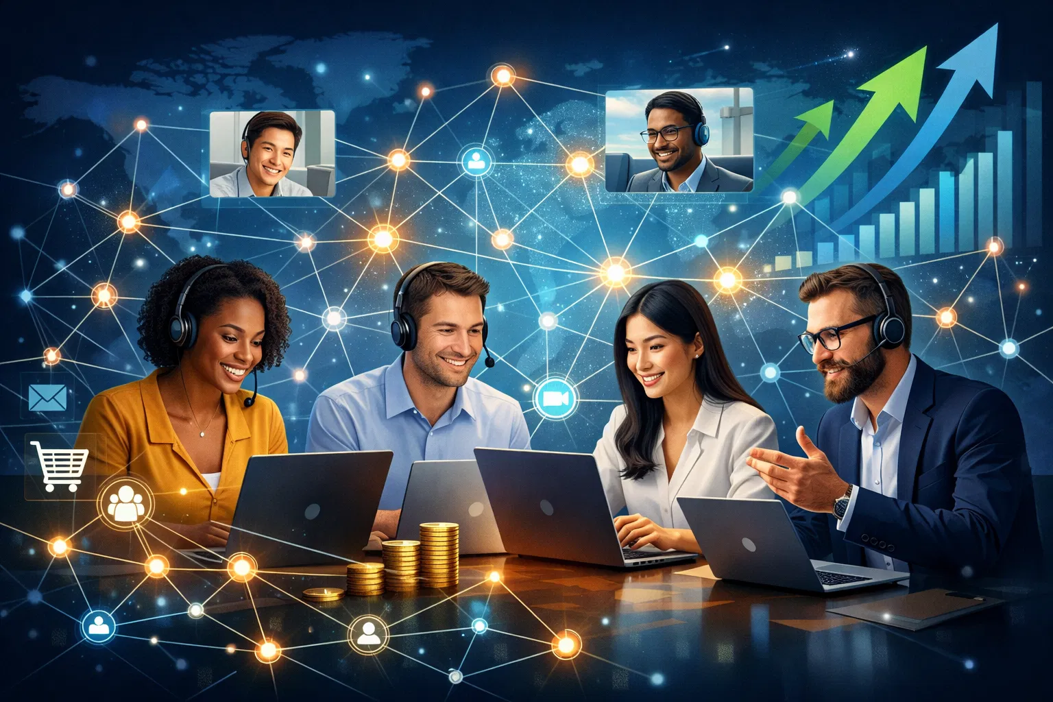 التسويق الشبكي: كيفية بناء شبكة ناجحة وتحقيق دخل مستقر