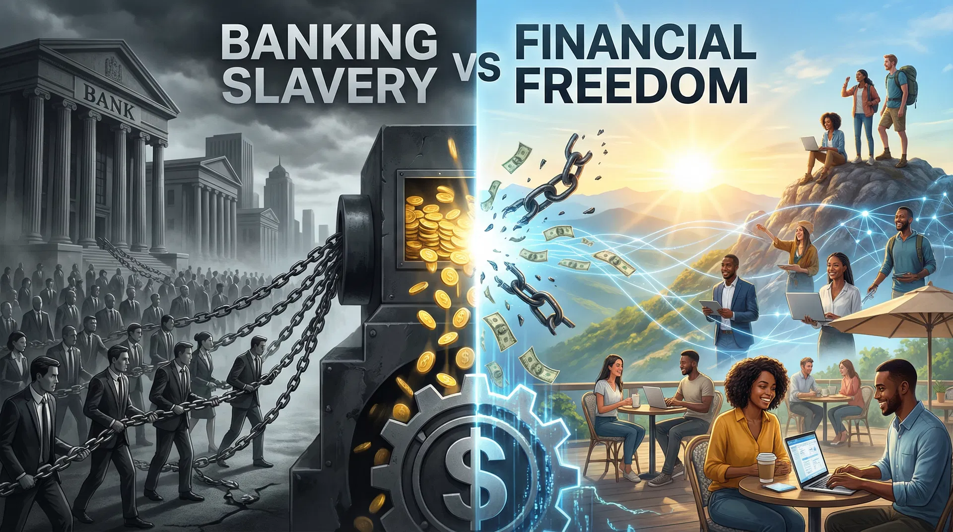 العبودية المالية: كيف تستغل البنوك والشركات الكبرى ملايين العمال وتسرق أحلامهم