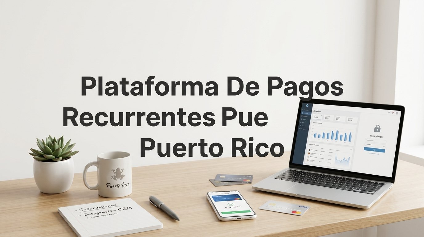 Plataforma de pagos recurrentes en Puerto Rico: cómo elegirla e implementarla sin perder ingresos