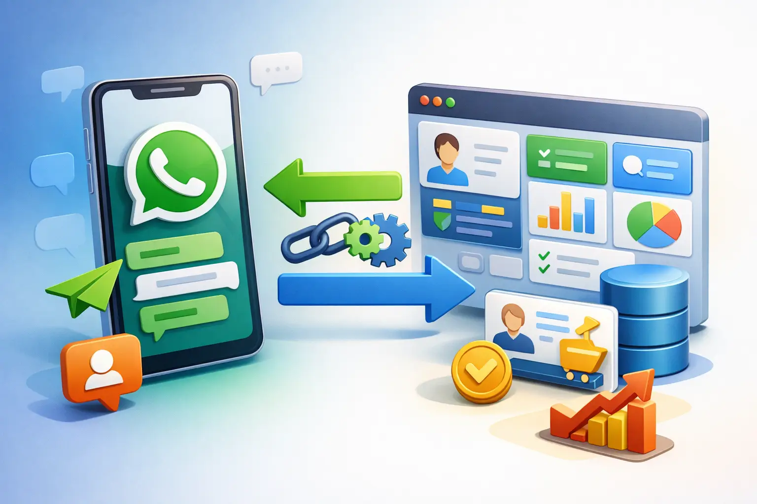 Cómo integrar WhatsApp con CRM sin perder ventas