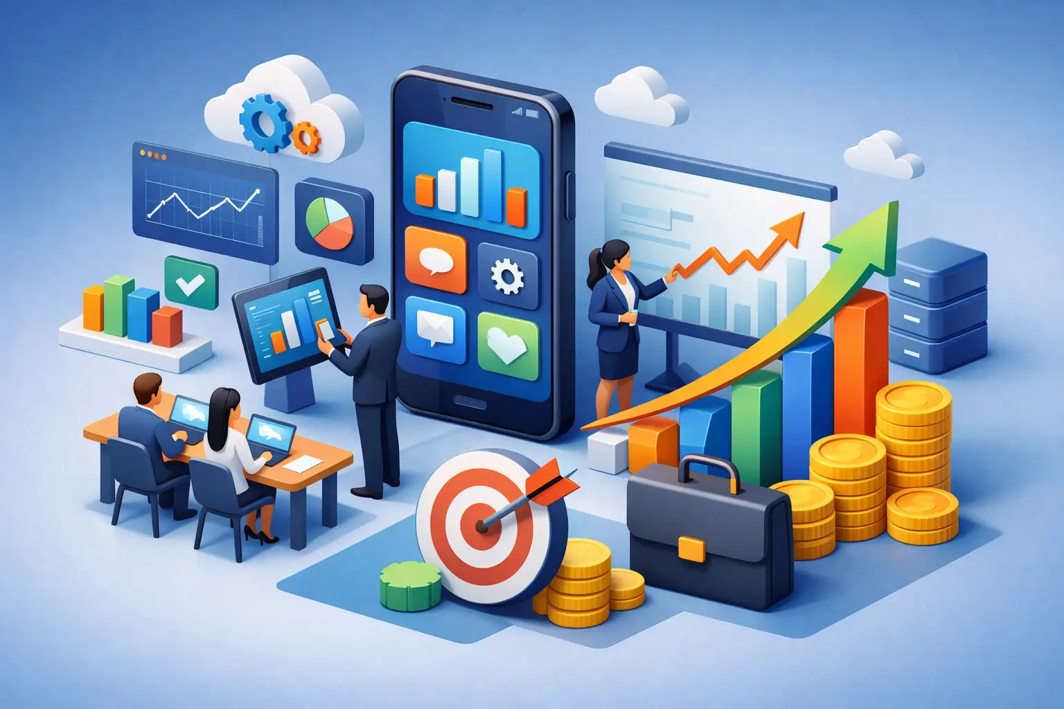 Desarrollo de apps empresariales que generan ROI