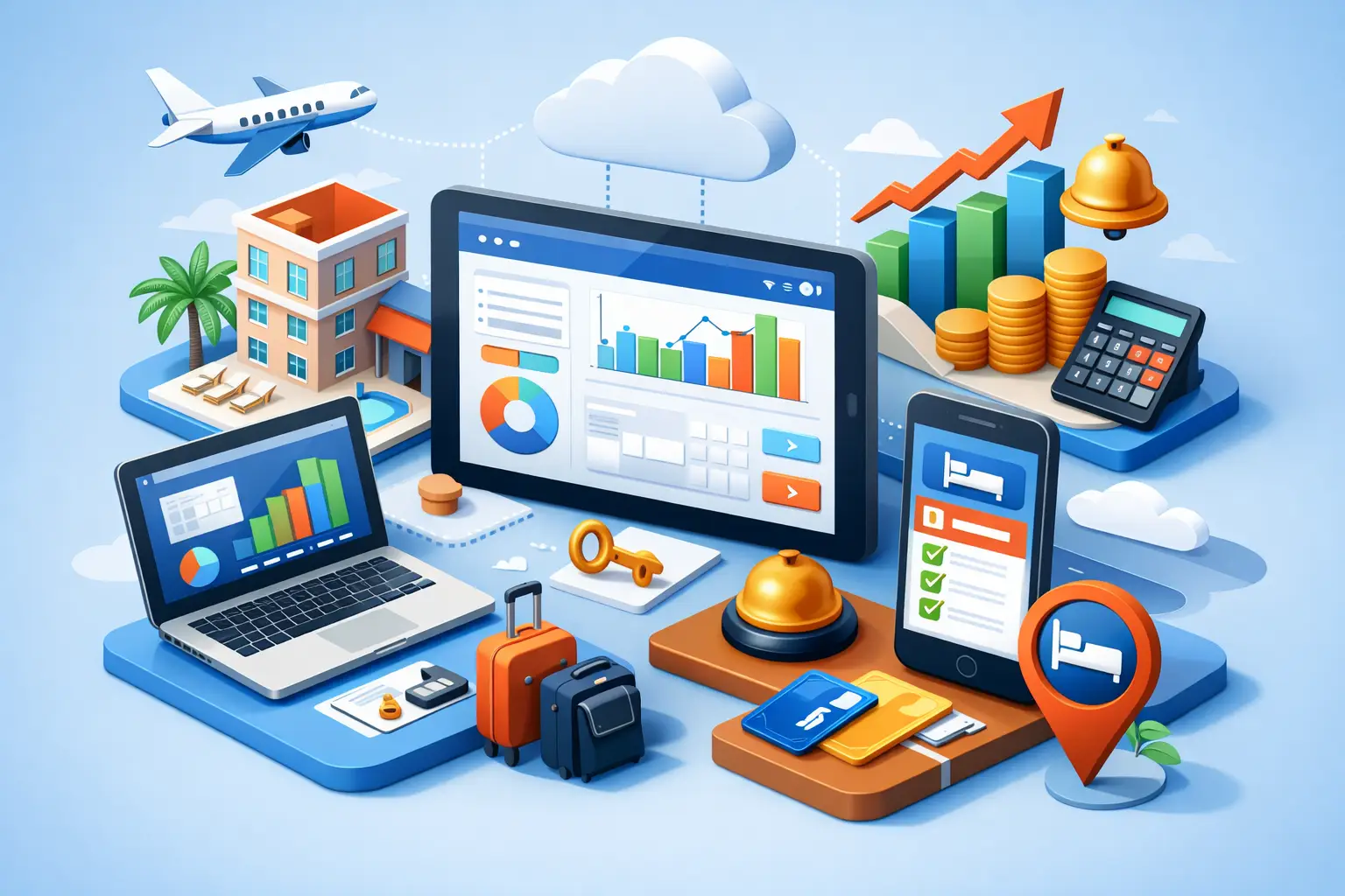Software para gestión hotelera integrada rentable