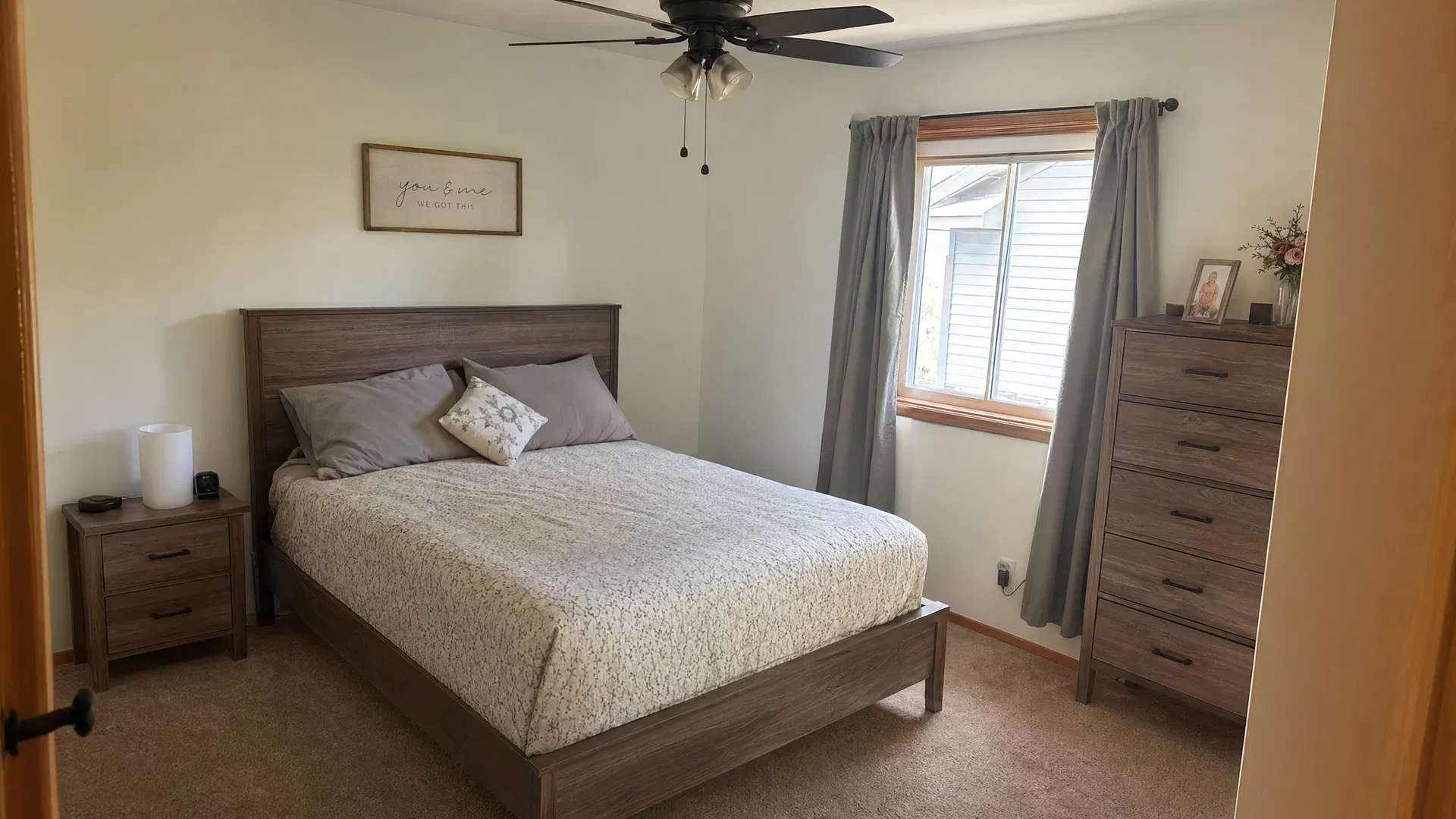 Completed bedroom furniture assembly in Northeast Ohio