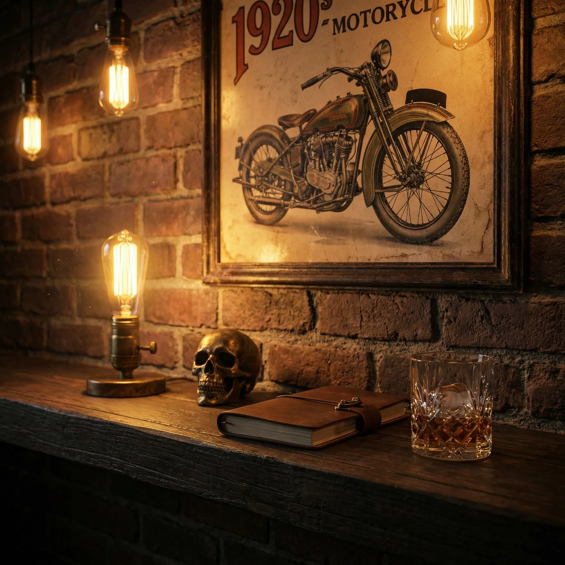 Vintage Moto Wall Art