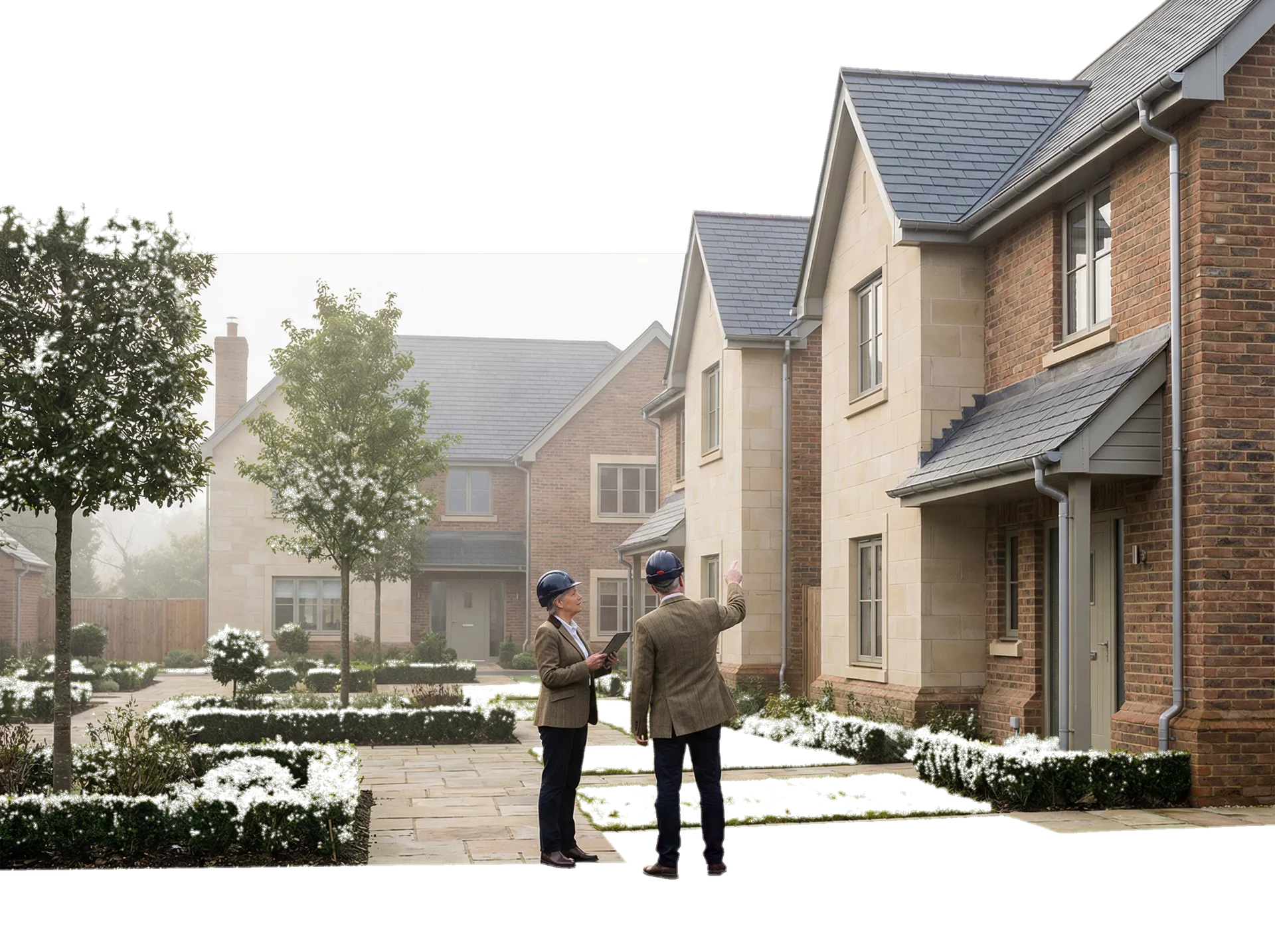 Inspection and quality assurance on a residential development