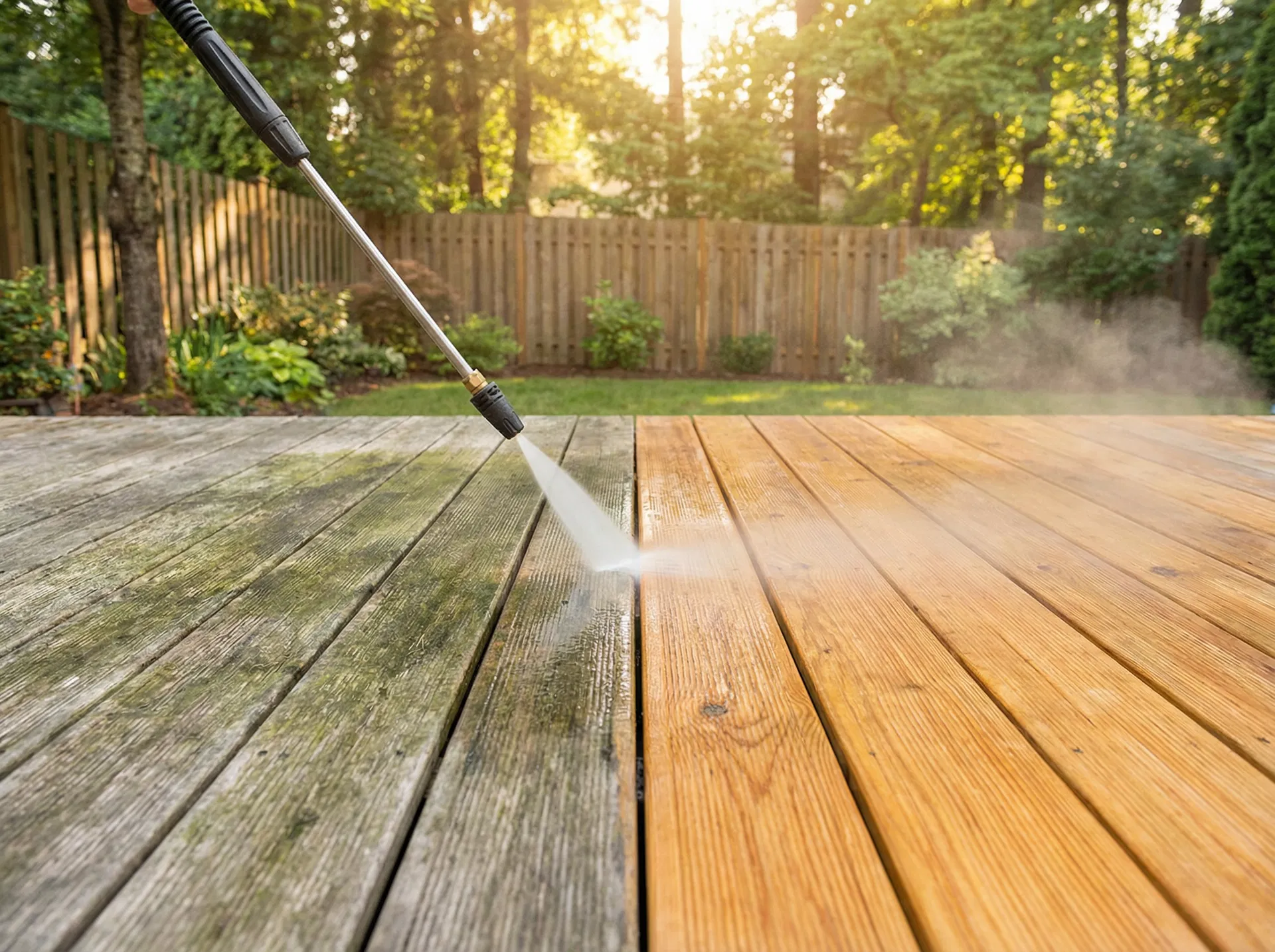 Deck & Fence Cleaning service in Doylestown PA - Power Washing Wizards
