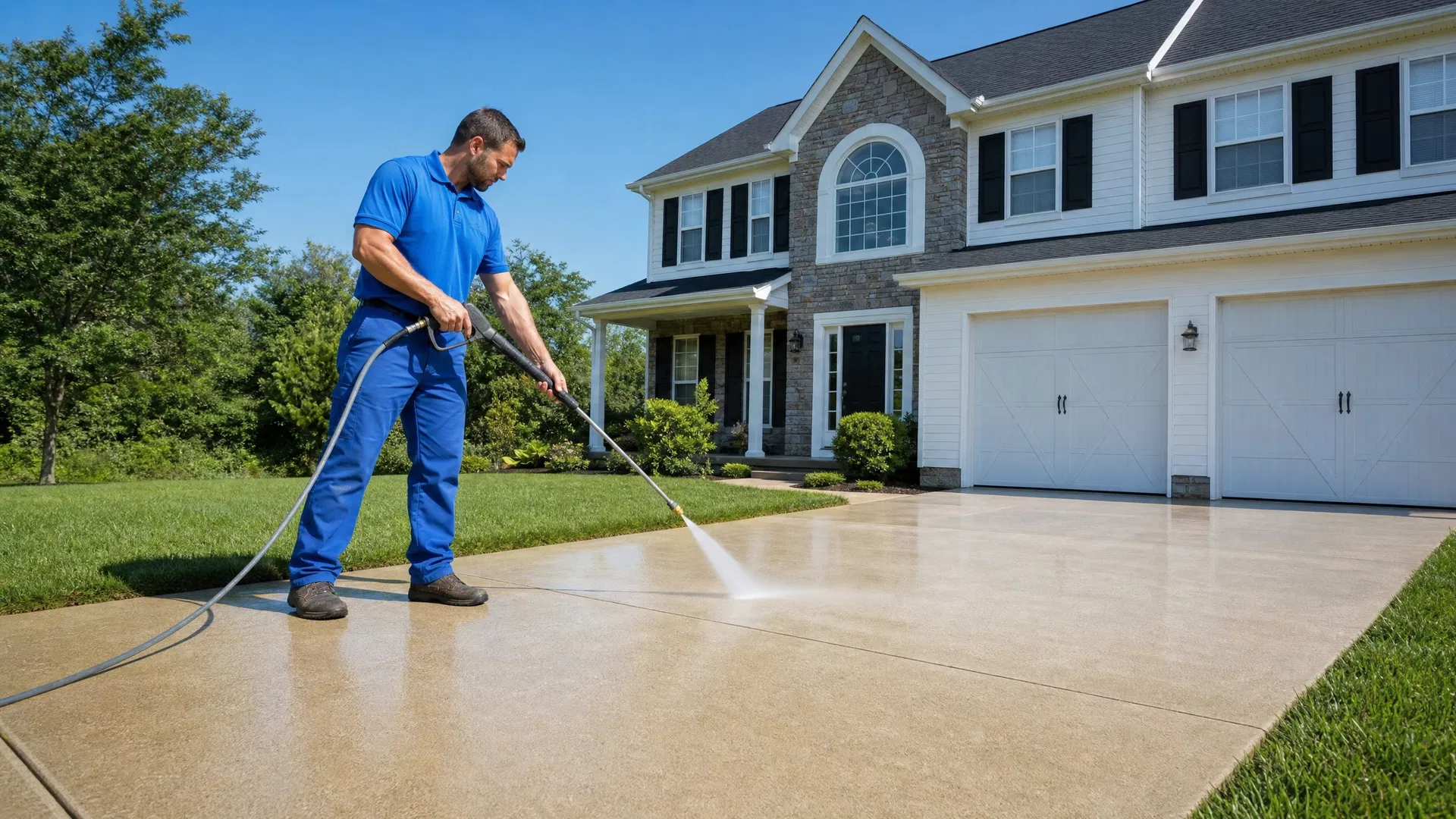 Professional pressure washing in Ottsville, PA