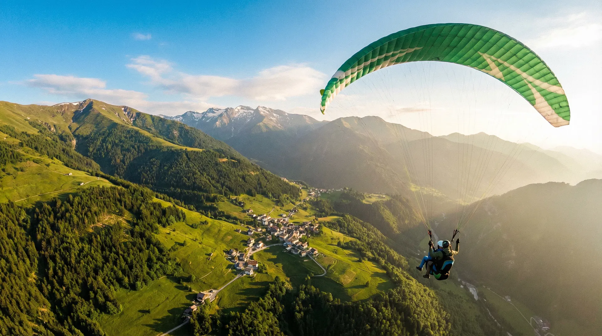 Parapendio sul Monte Grappa