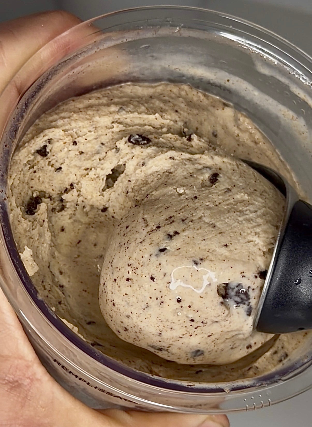 Coffee Oreo High Protein Ice Cream Ninja Creami pint