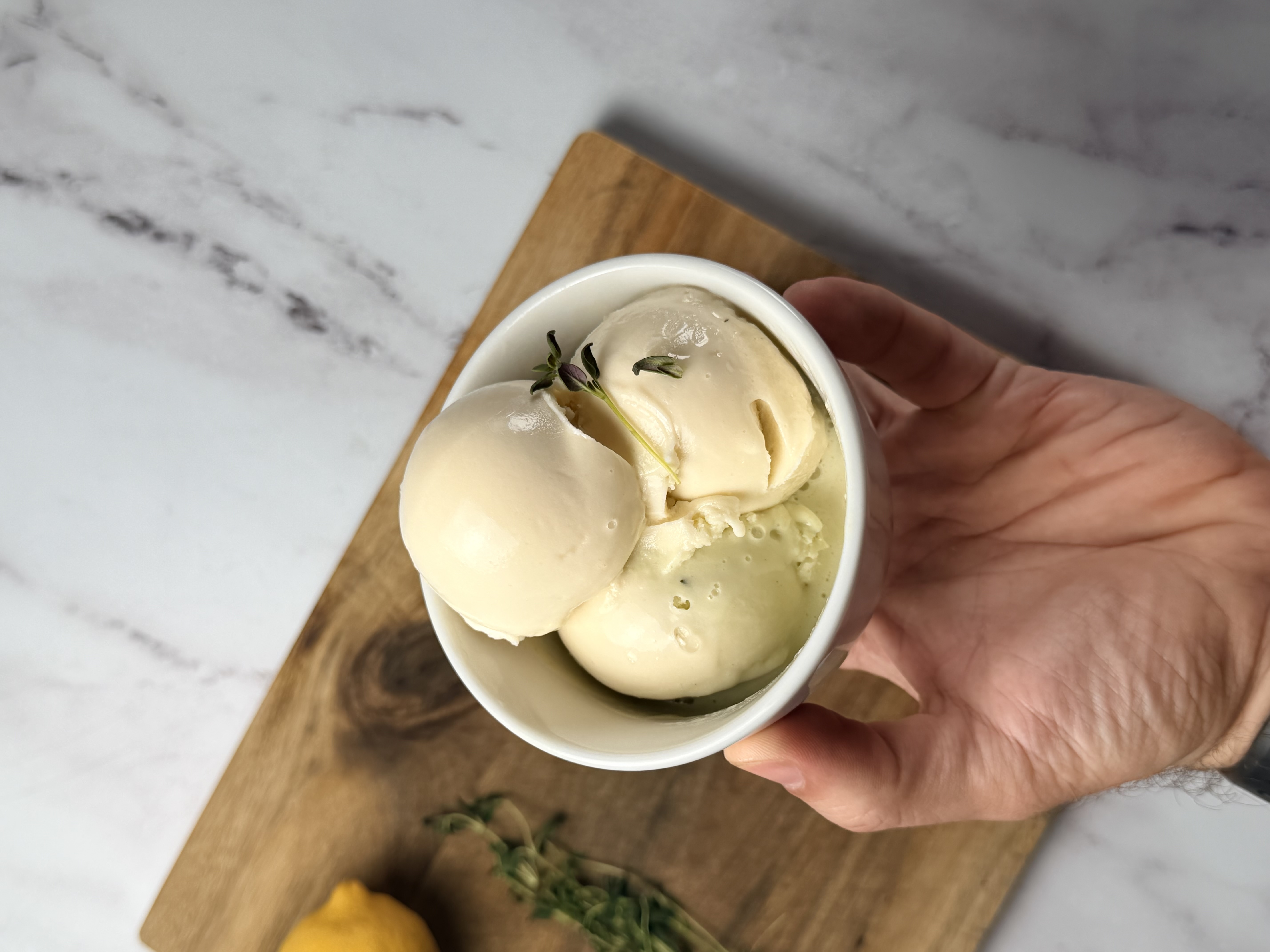 Lemon Thyme Agave High Protein Ice Cream — photo 1