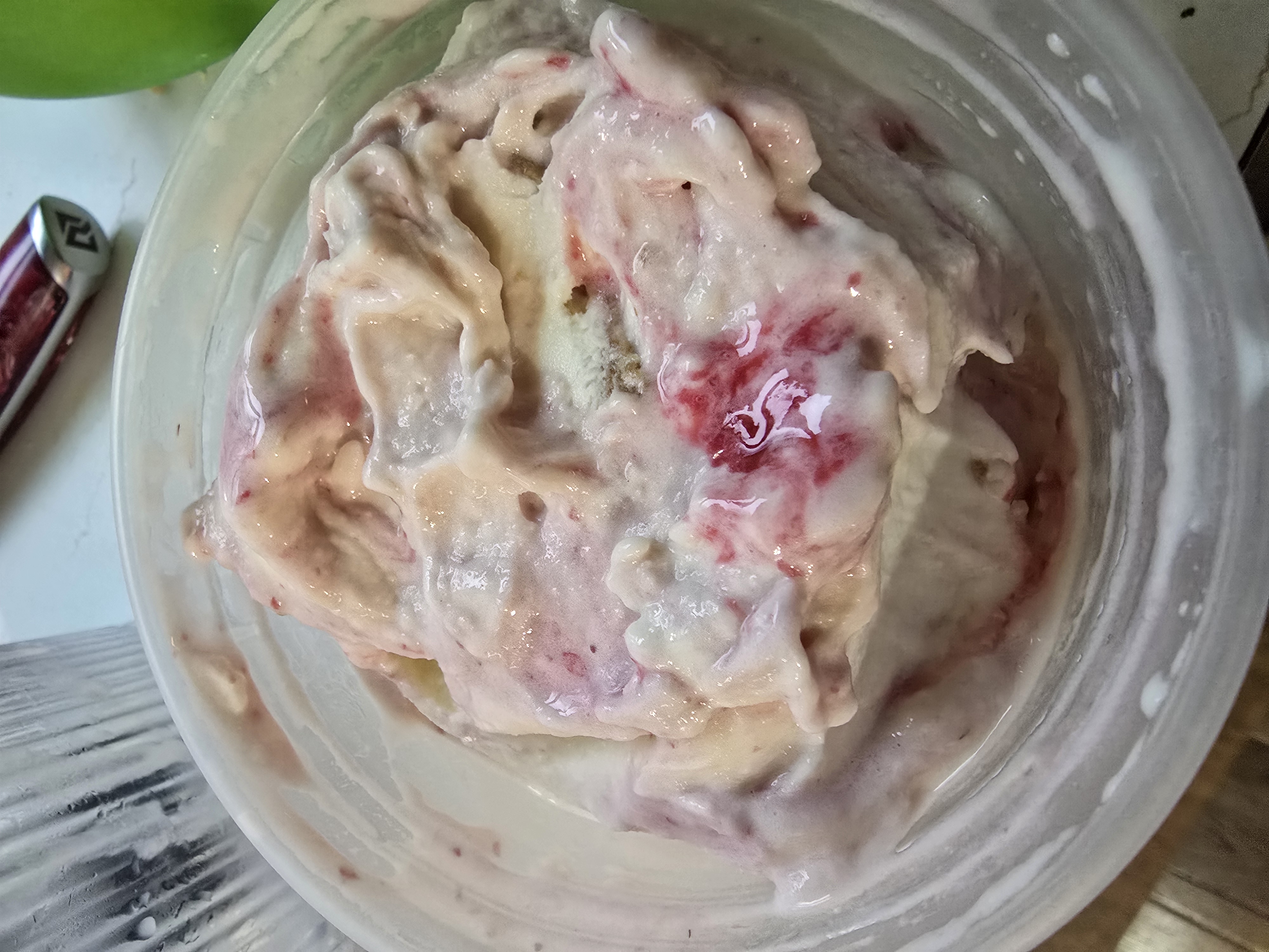 Raspberry Cheesecake Creami (Protein base, Zero sugar Cheesecake) Ninja Creami pint 2