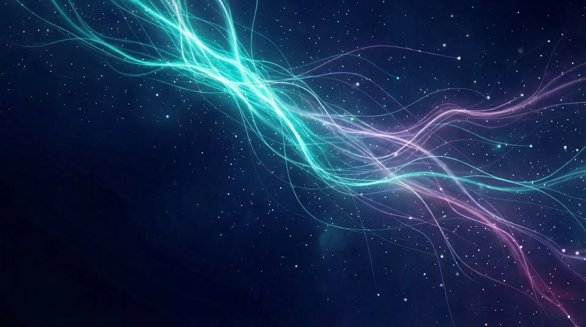 Abstract cosmic data visualization representing AI-augmented analytics