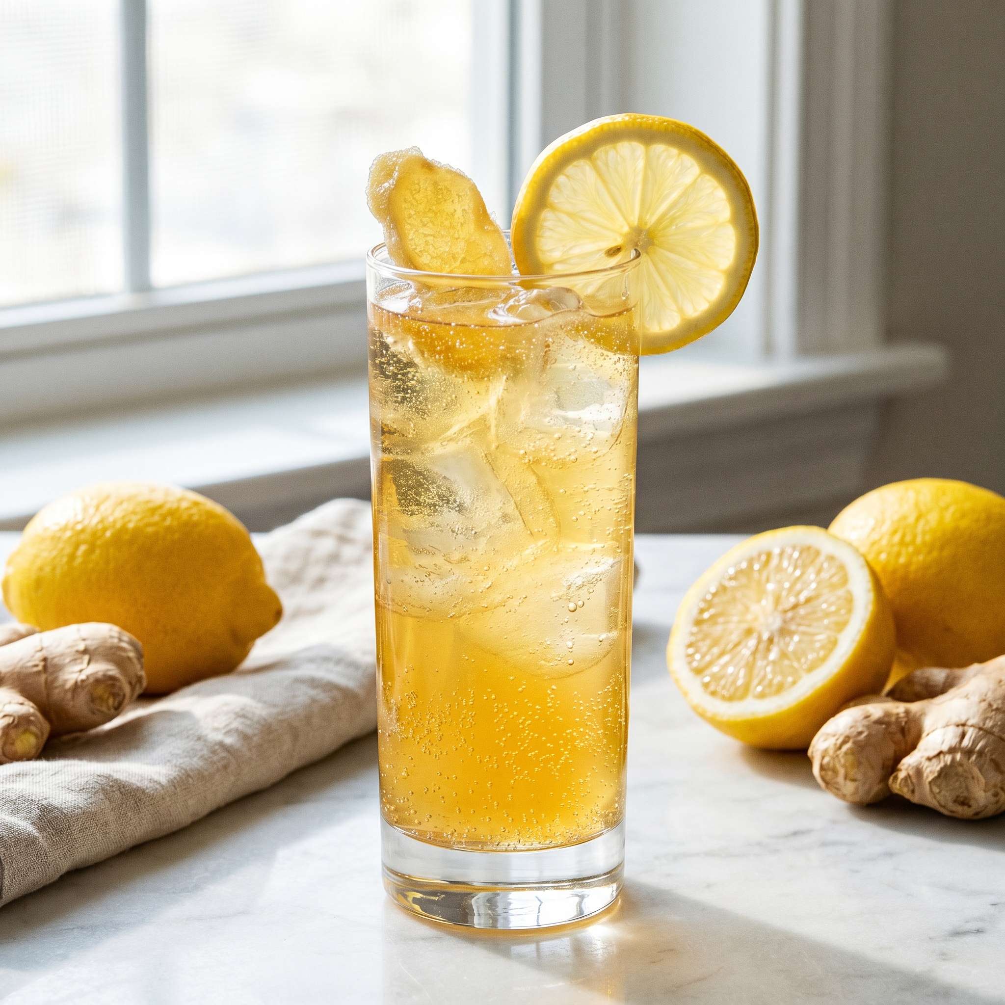 Ginger Lemonade Spritz