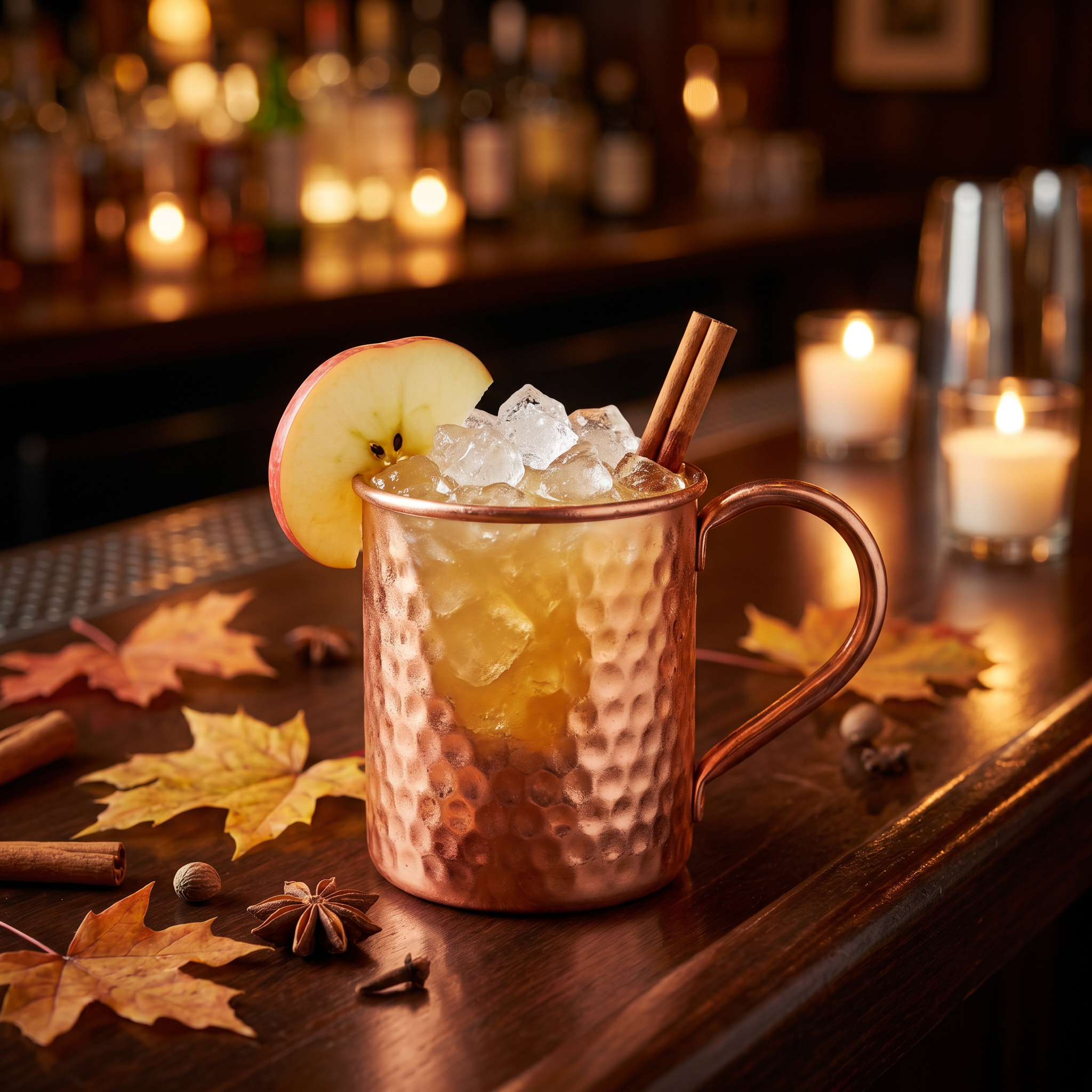 Spiced Apple Cider Mule