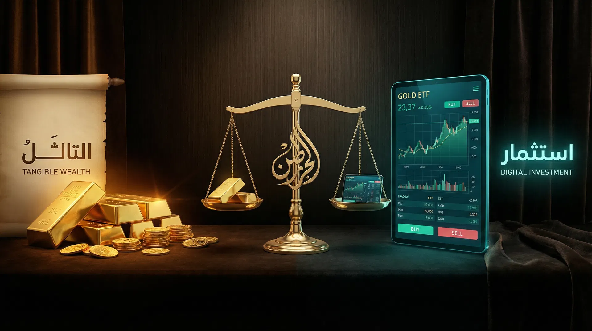 الذهب الفيزيائي مقابل صناديق ETF الذهبية