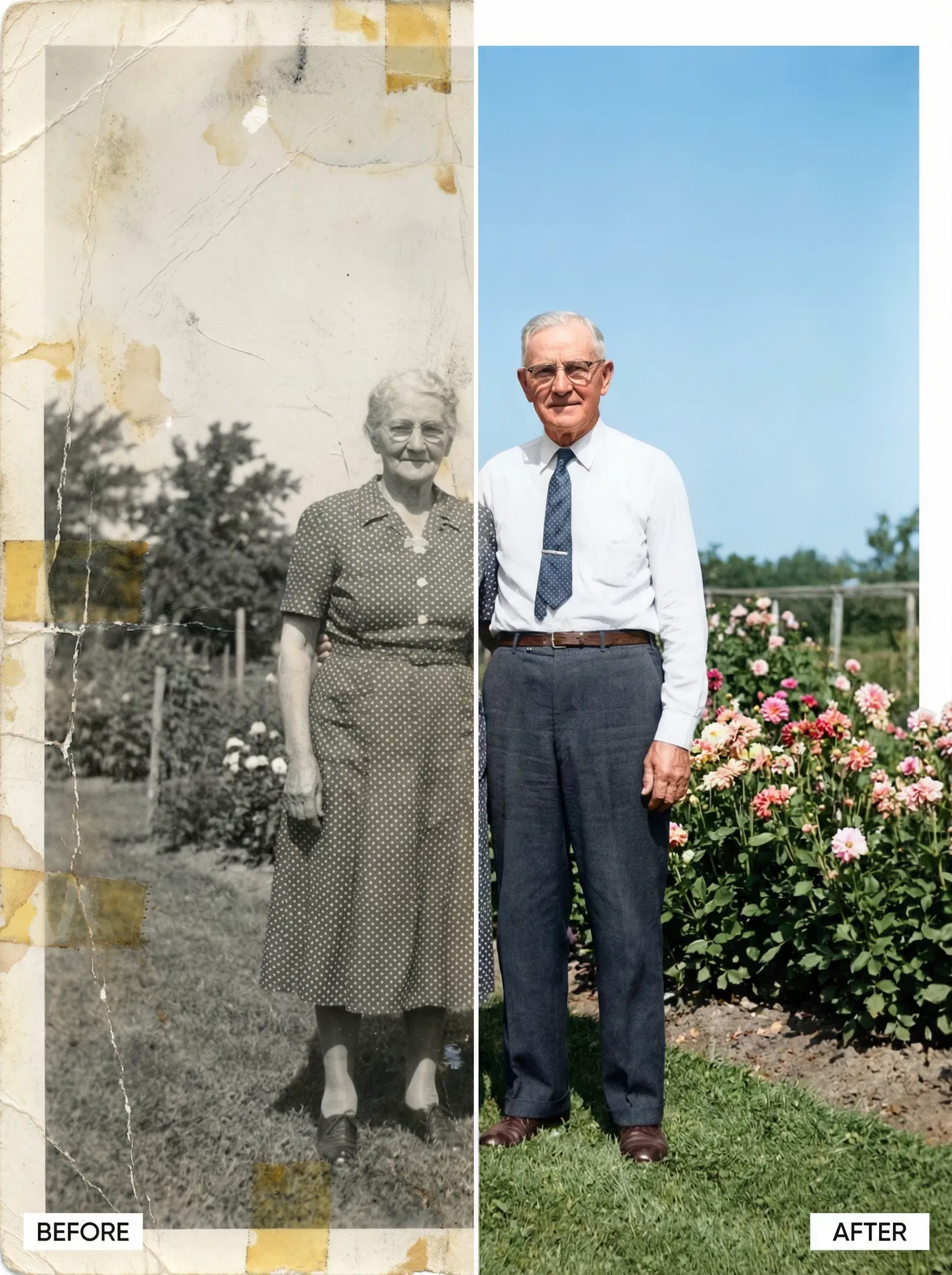 Exemplo Restauração de Foto Antiga