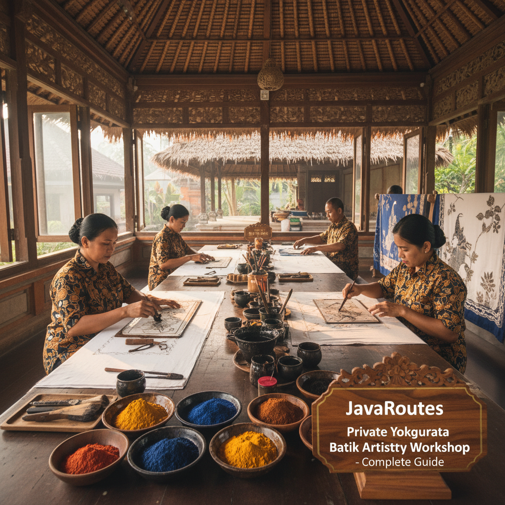Maîtriser l'Art du Batik à Yogyakarta : Votre Atelier Privé avec JavaRoutes