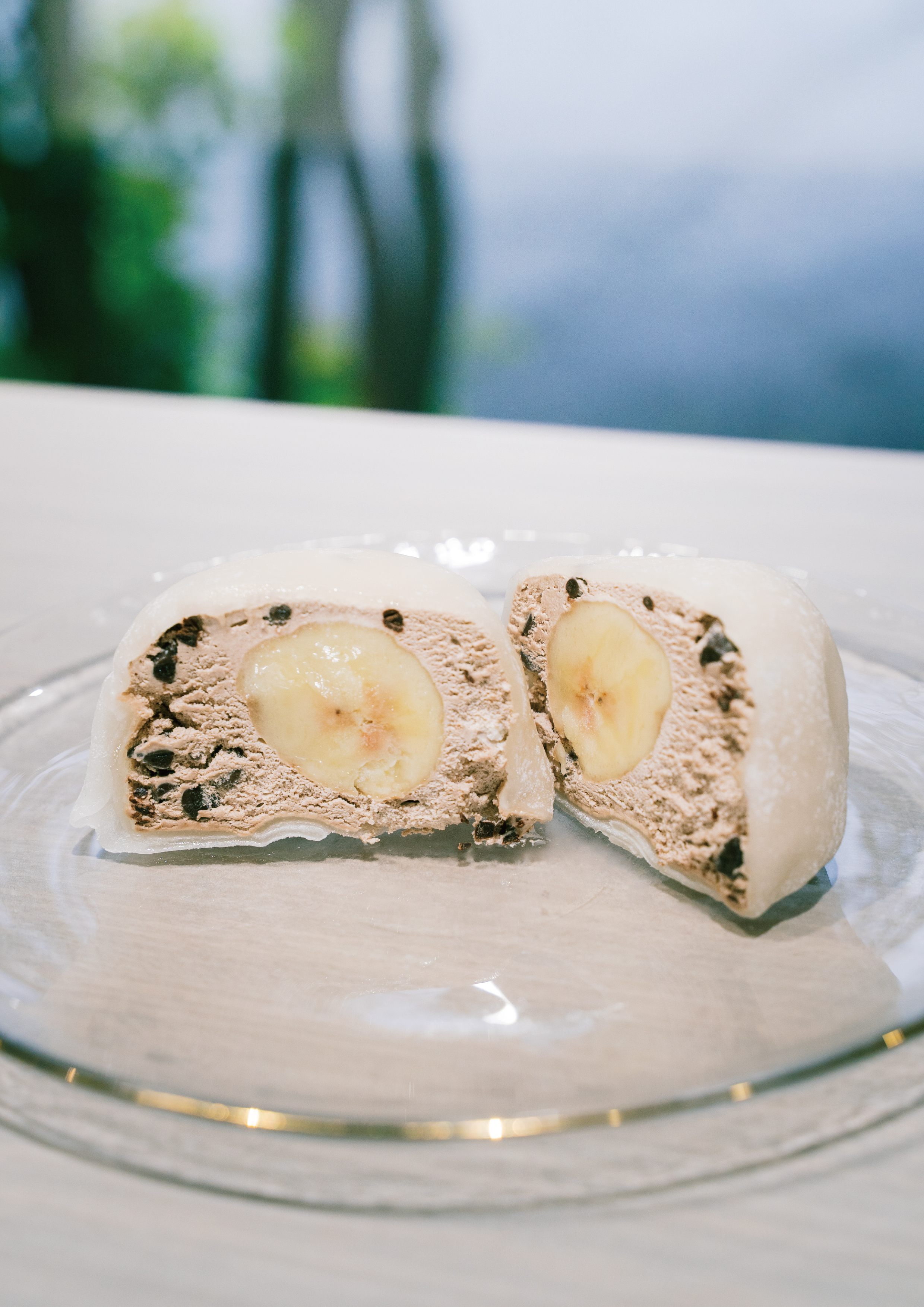チョコバナナ大福