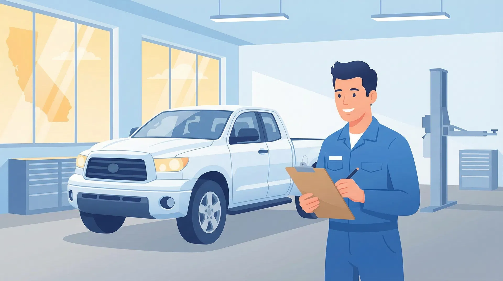 Vehicle inspection technician