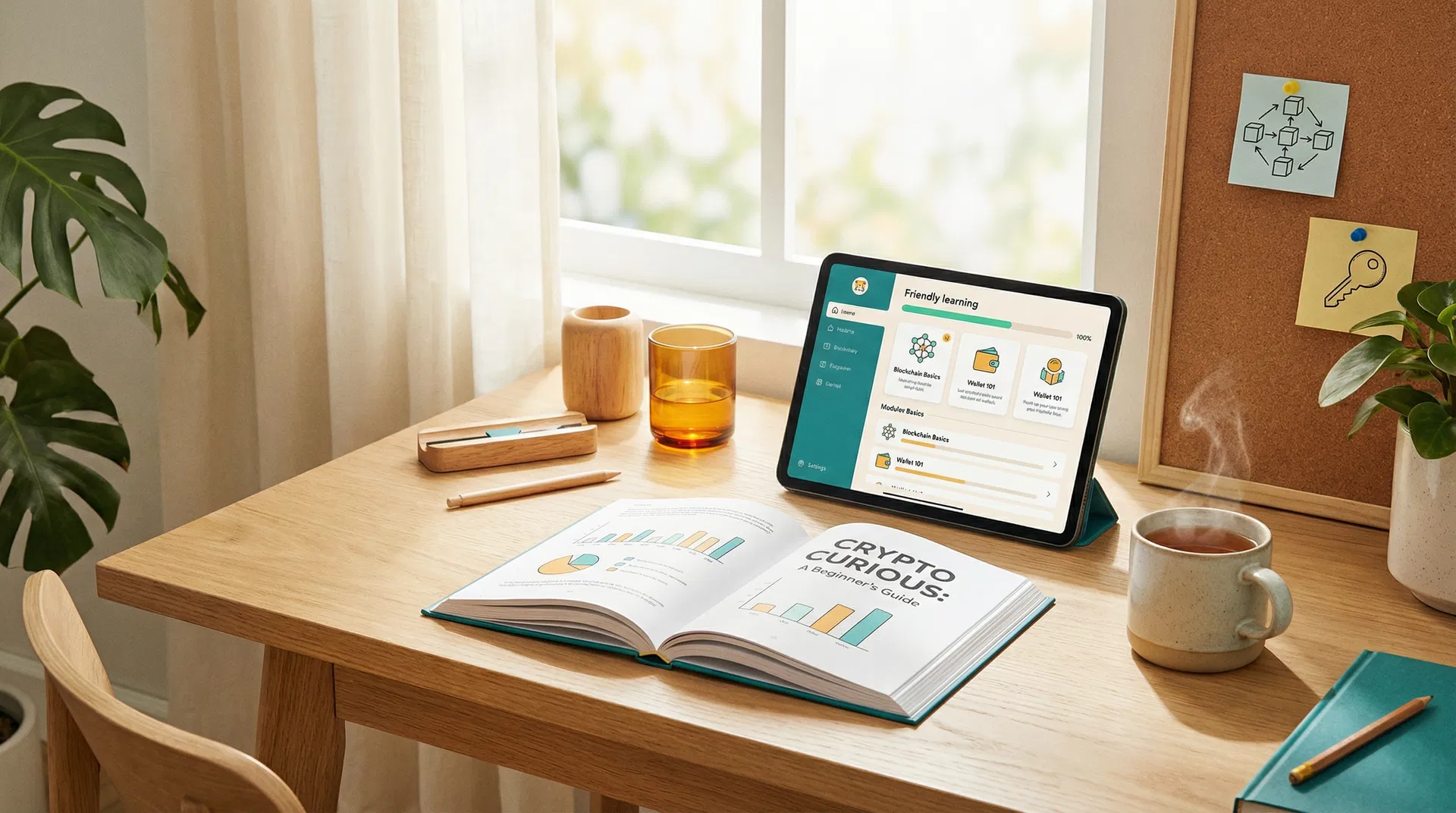 Beginner crypto learning setup