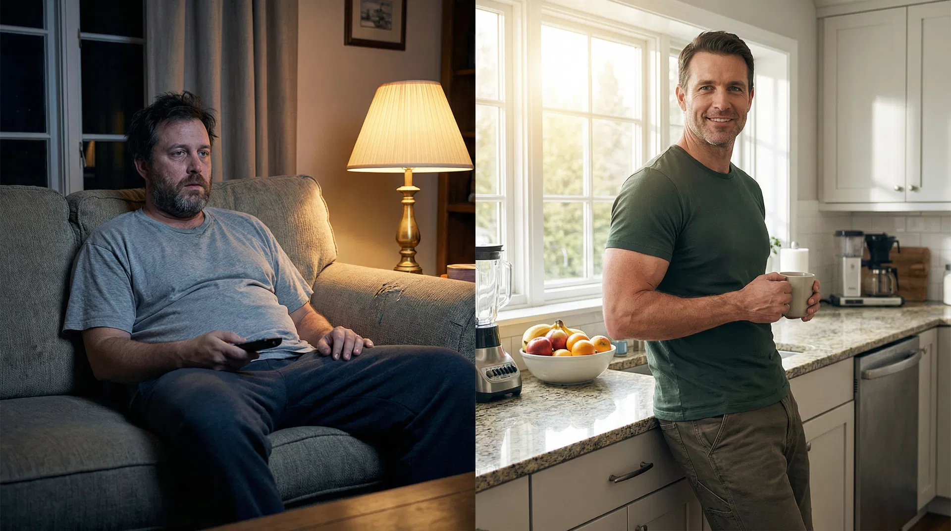 Before and after results