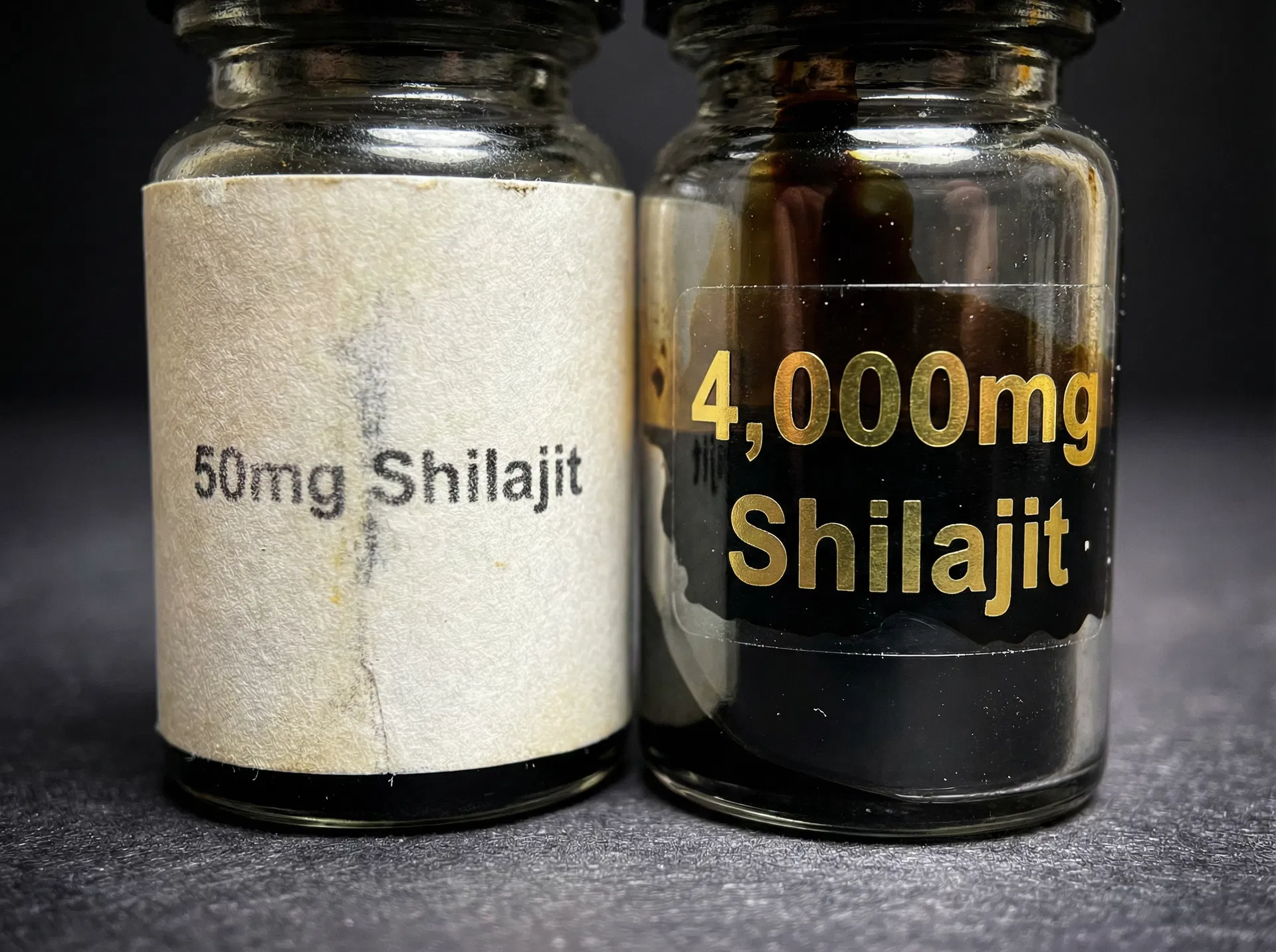 50mg vs 4000mg Shilajit comparison