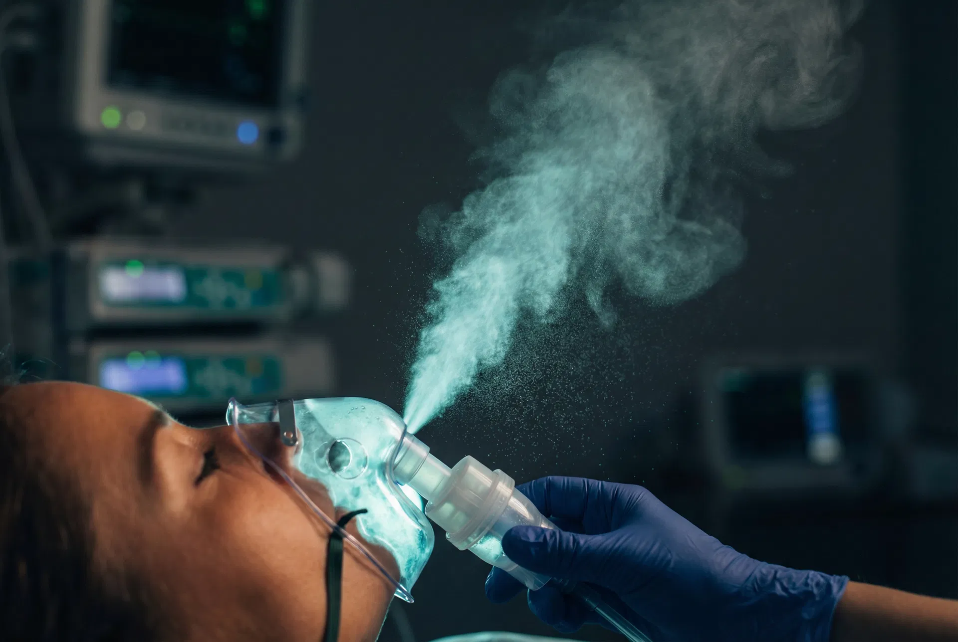 Nebulized stem cell therapy