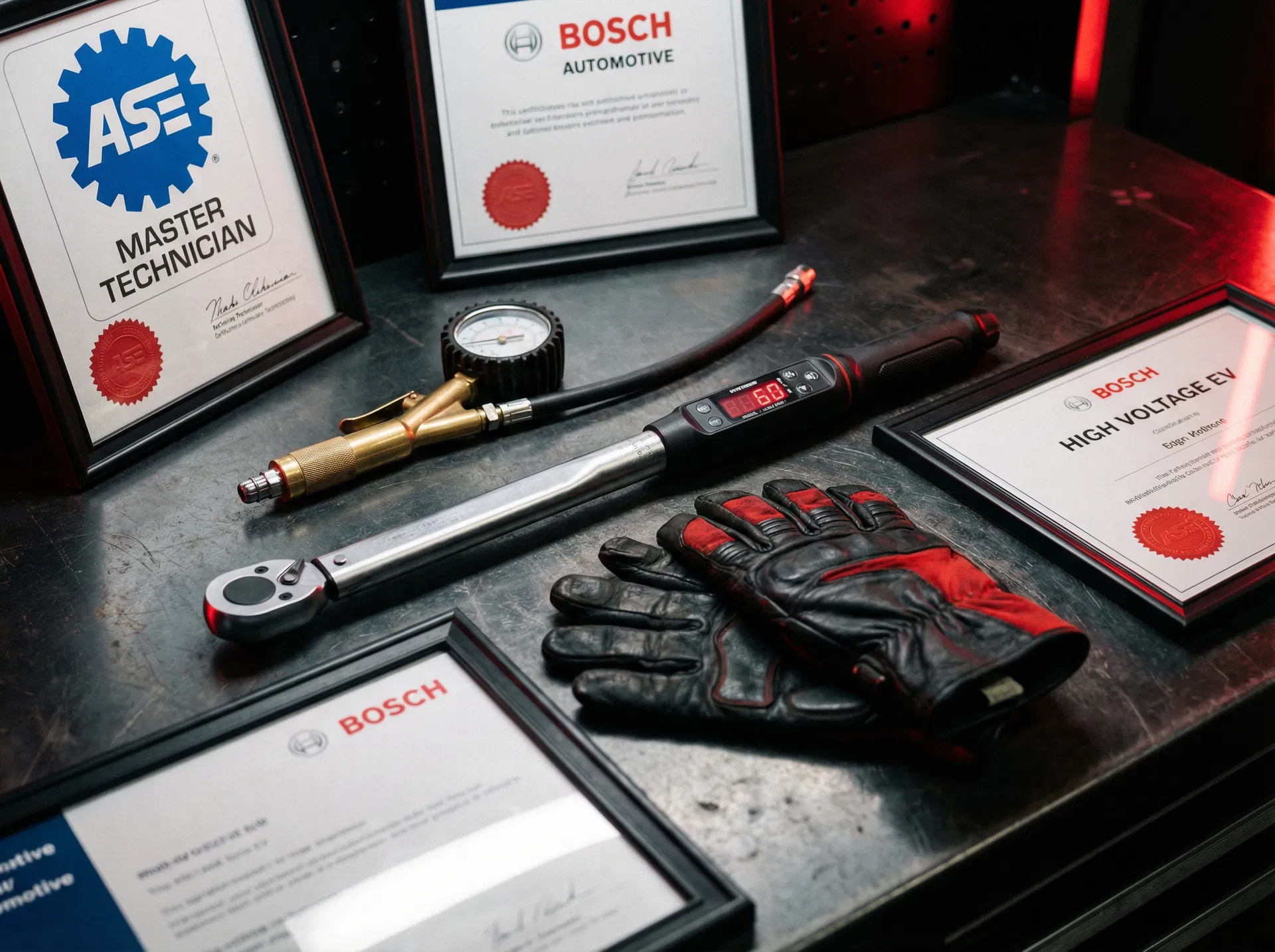 Certifications et équipement professionnel PNEUMATIK