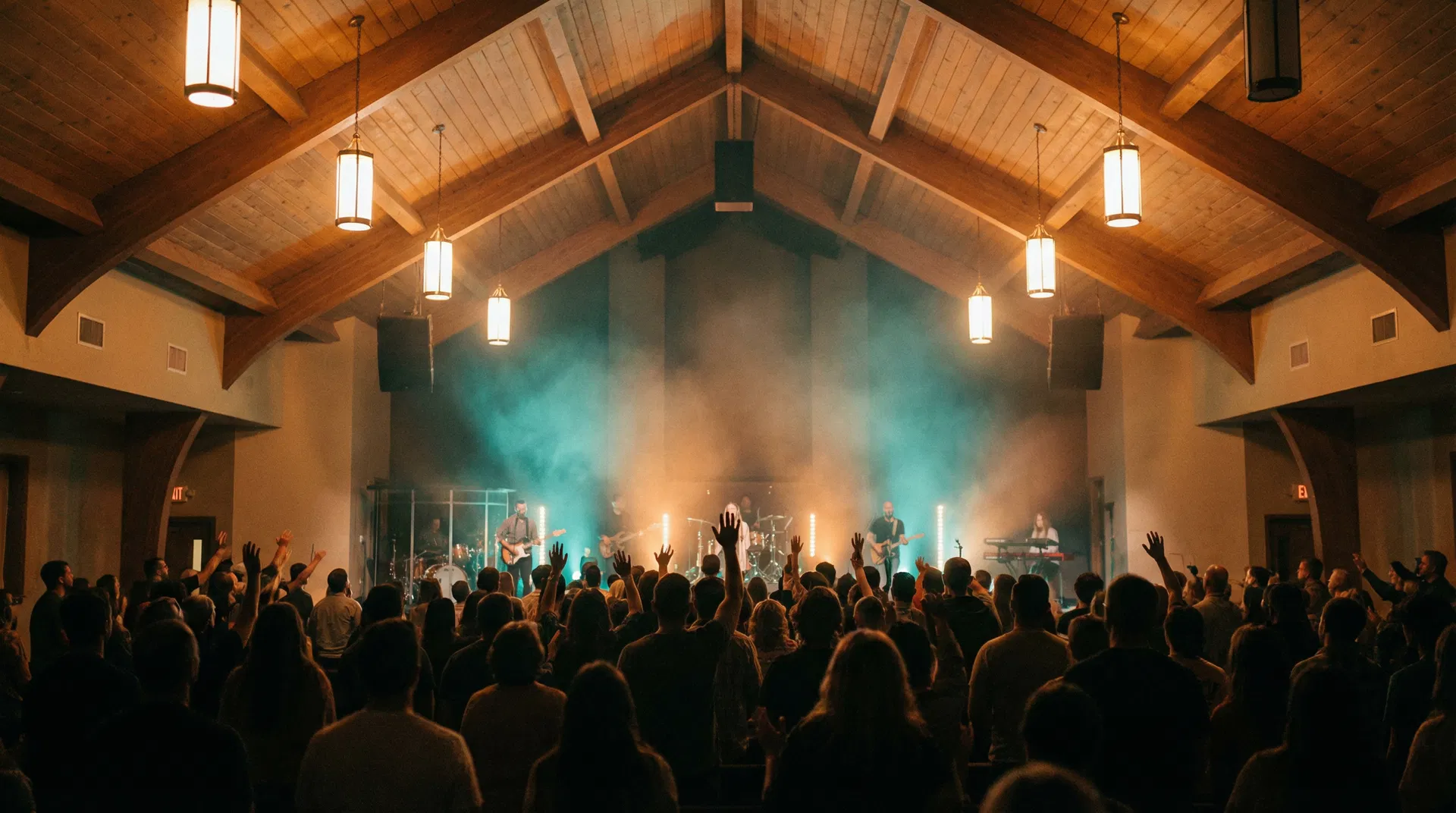 Emmanuel Evangelical Church worship service