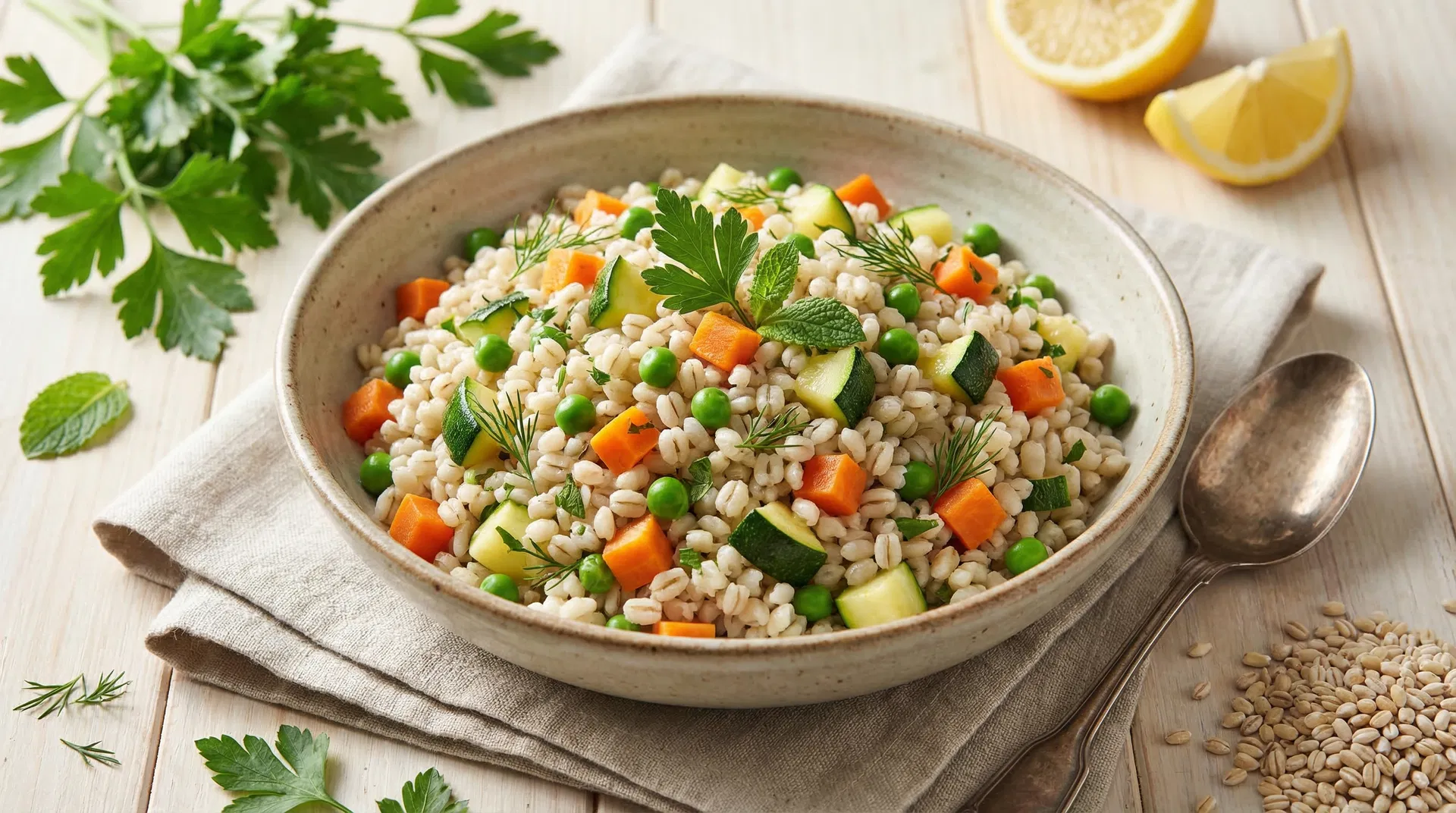 Barley & Vegetable Pilaf