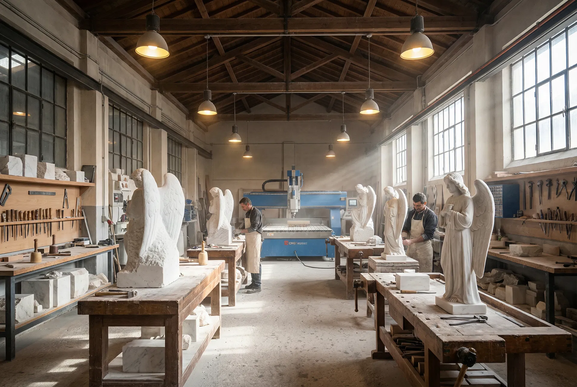 Atelierul nostru de sculptură în marmură