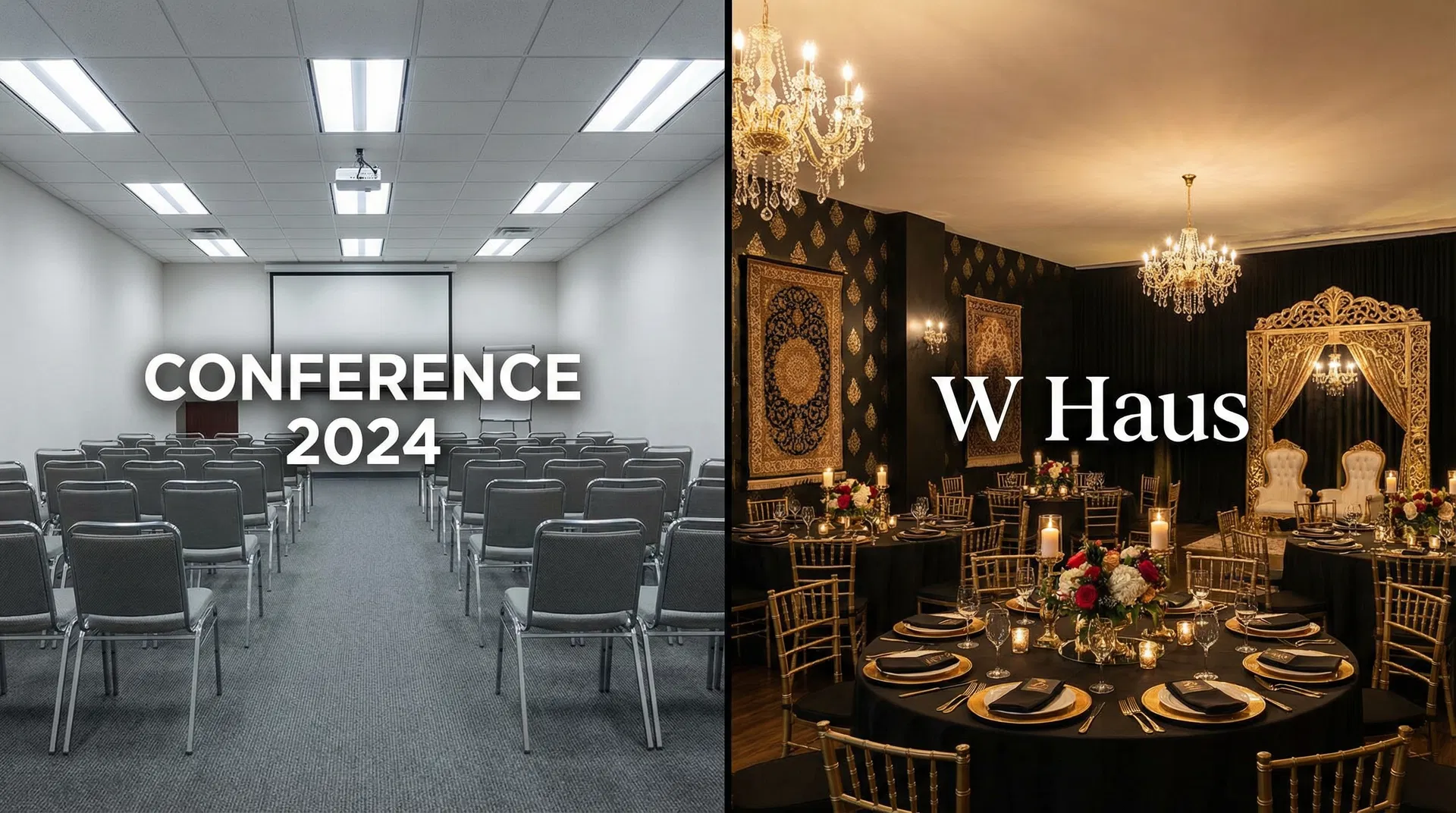 Hotel Ballroom vs W Haus Comparison