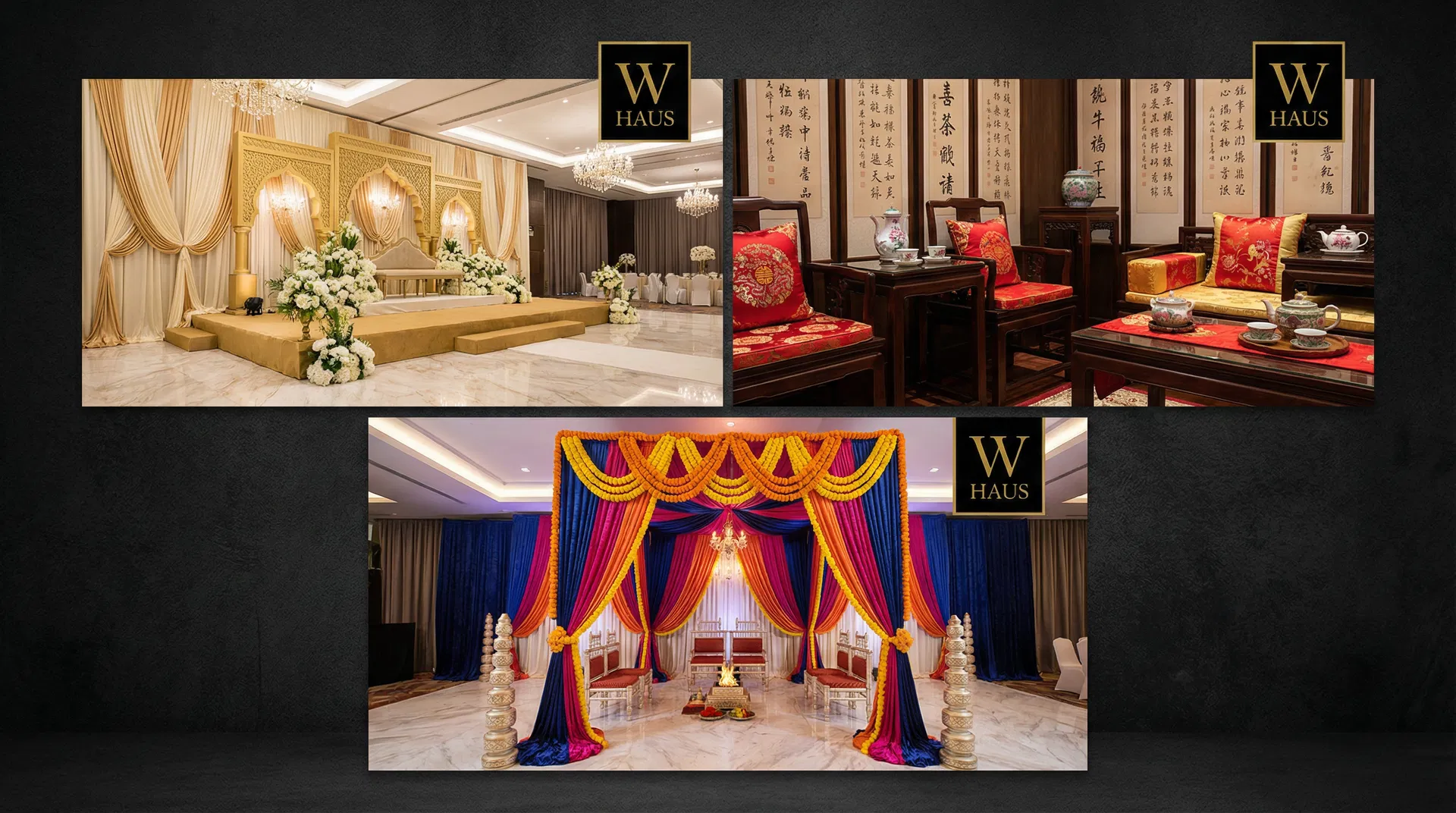 W Haus Cultural Spaces - Malay, Chinese, Indian Weddings