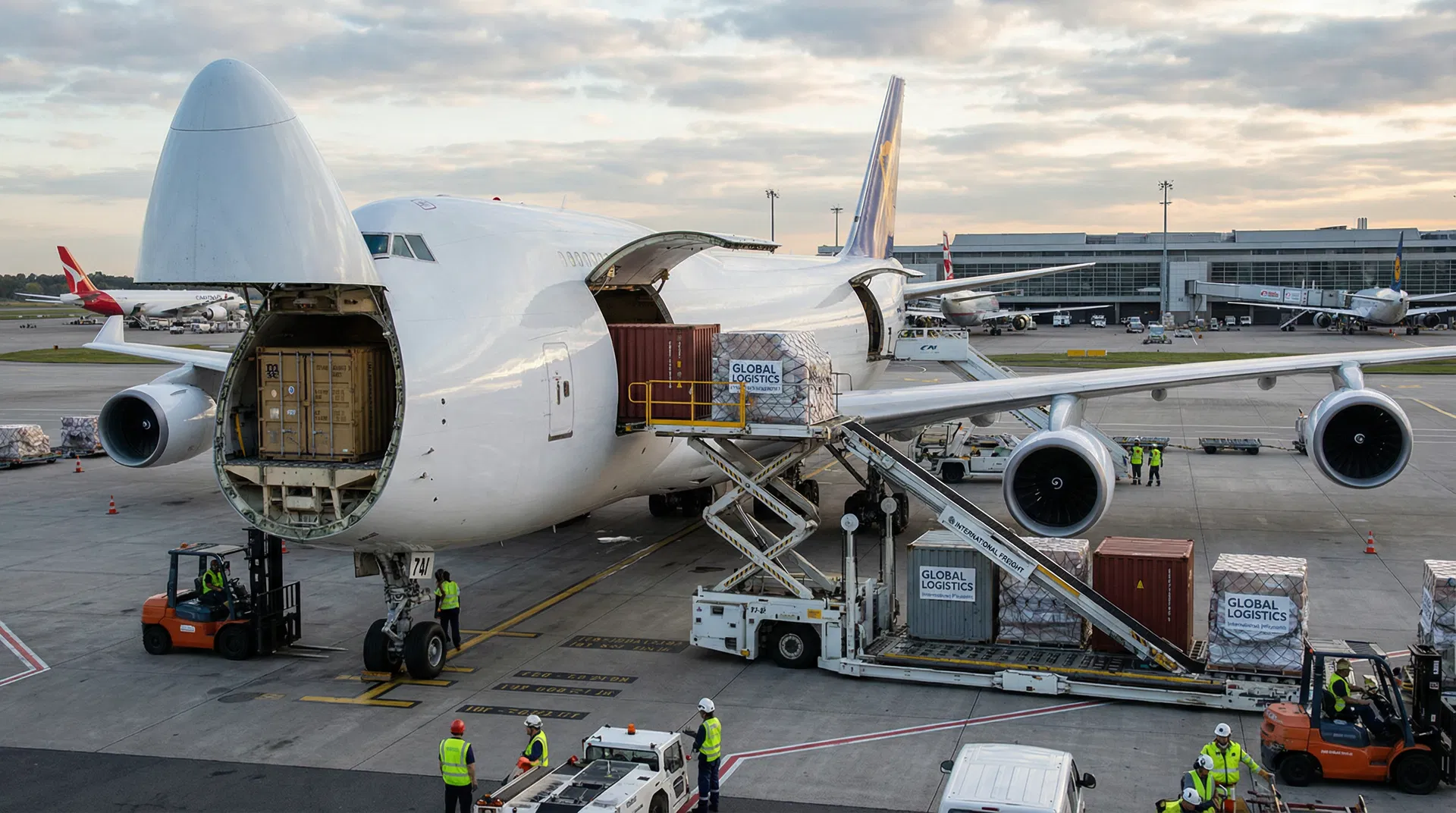 Cargo aircraft loading