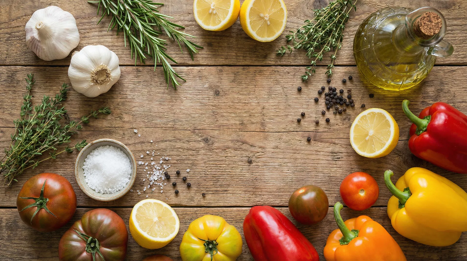 Fresh seasonal ingredients used at Jackson Laurie School of Recipes