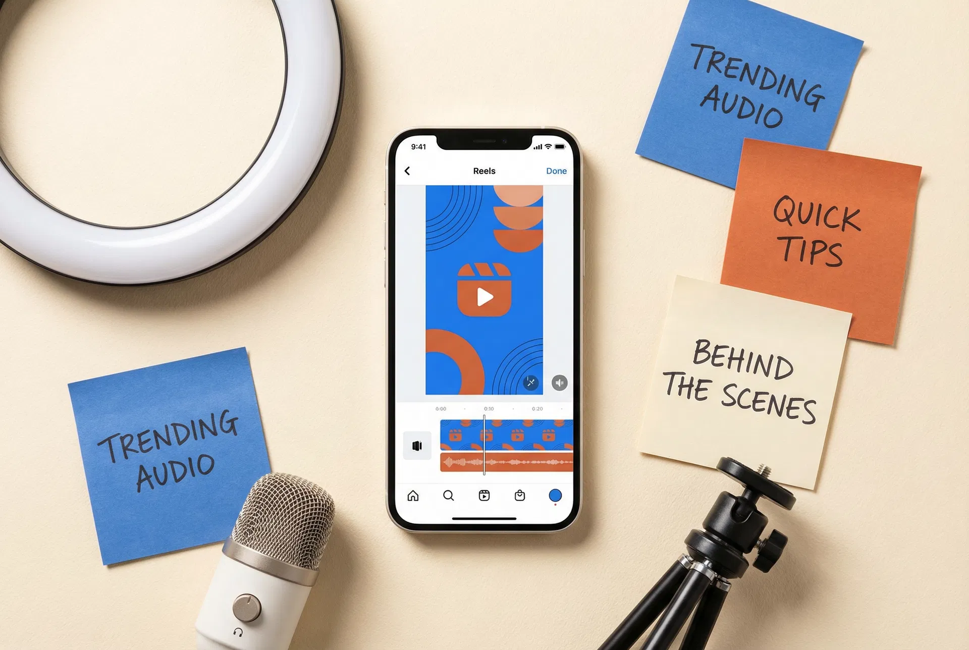 Création de contenu Reels