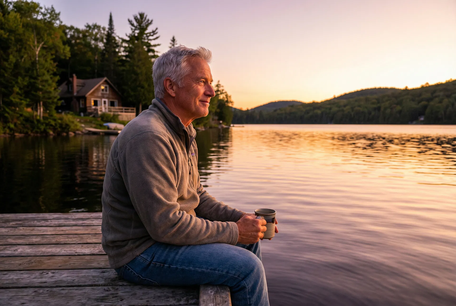 Business owner enjoying retirement