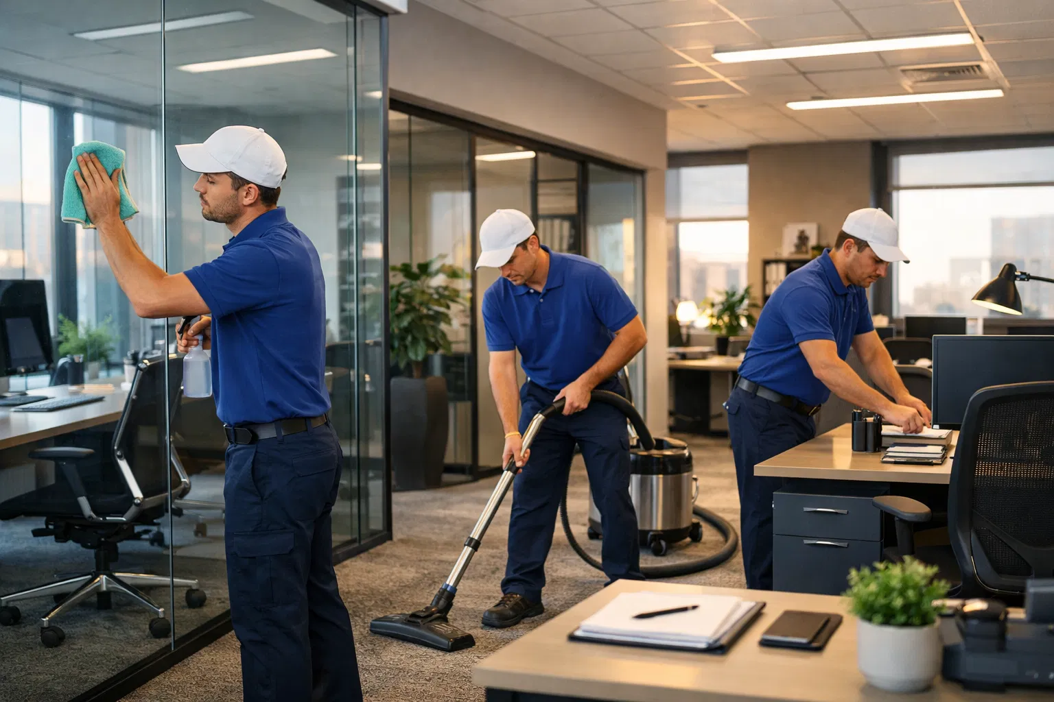 تنظيف المكاتب