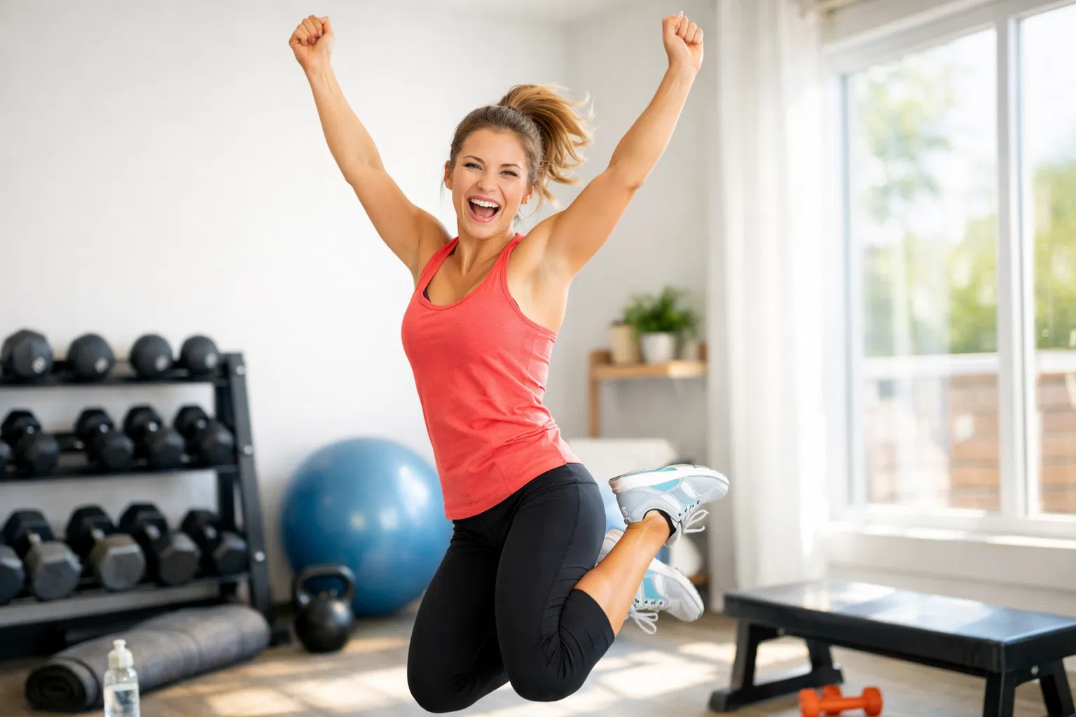 Persona llena de energía después de usar Super Magnesio