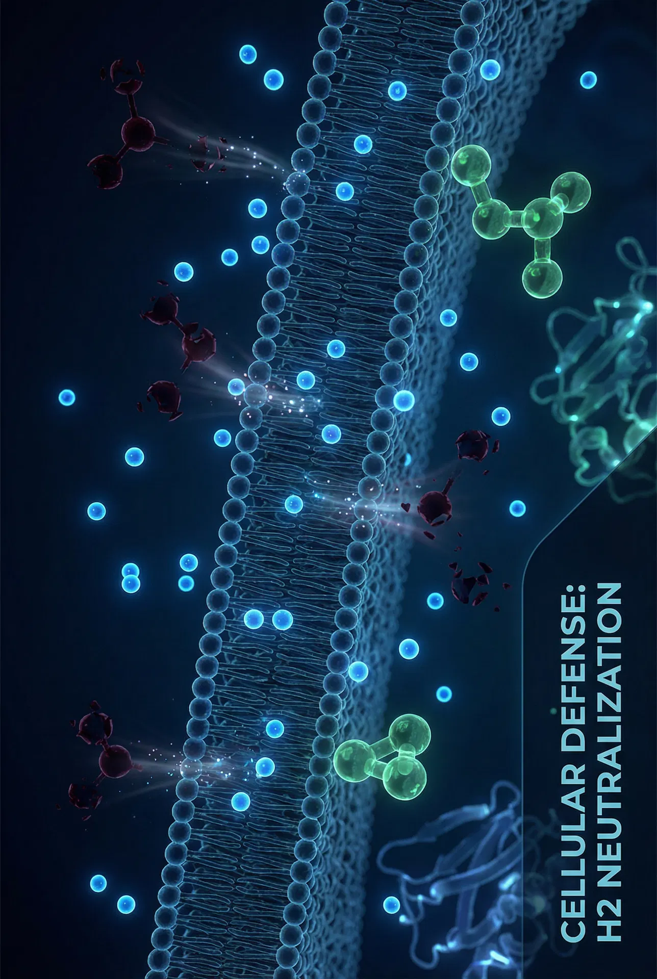 Molecular hydrogen antioxidant strength