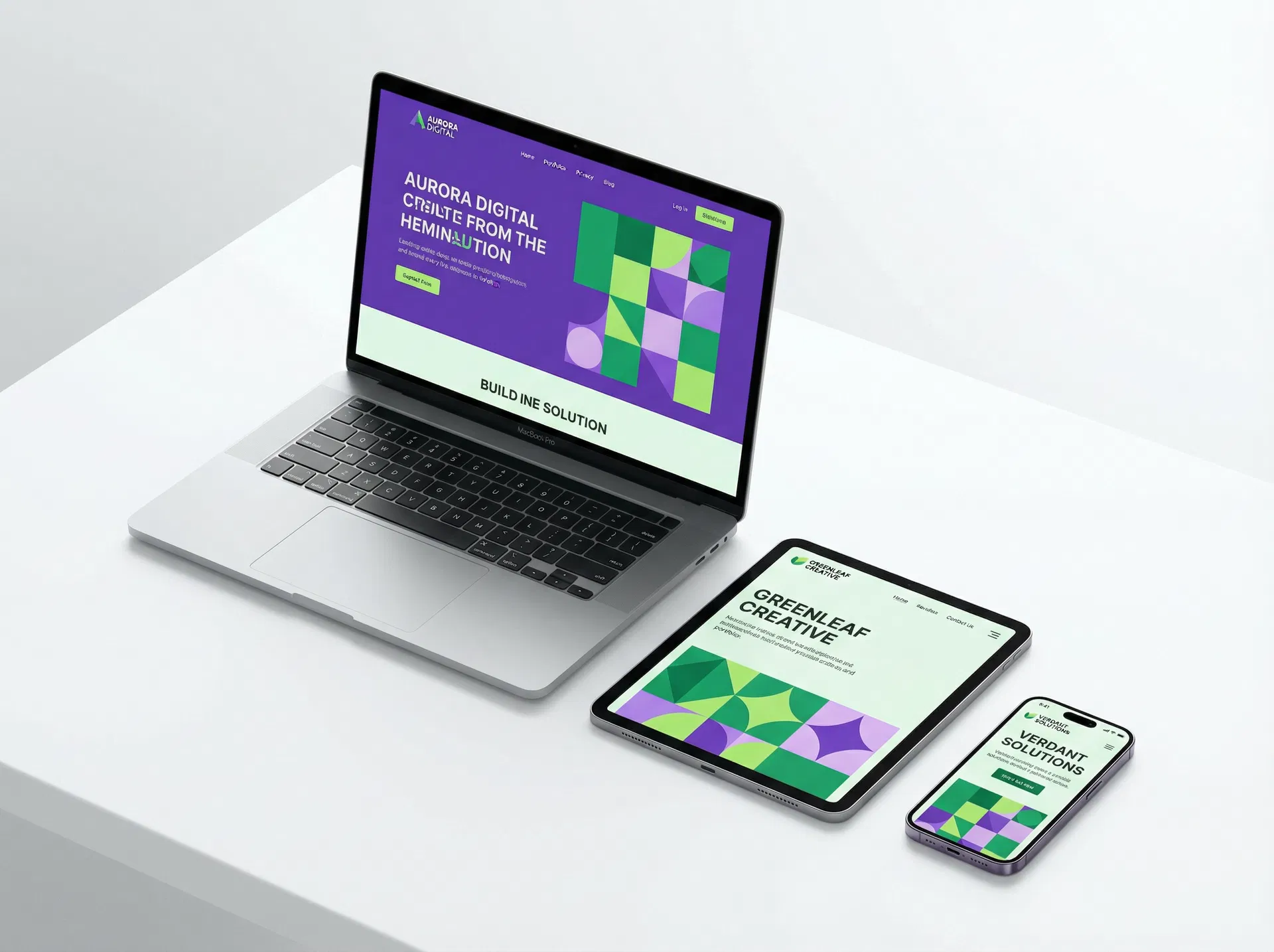 Example of our website design work