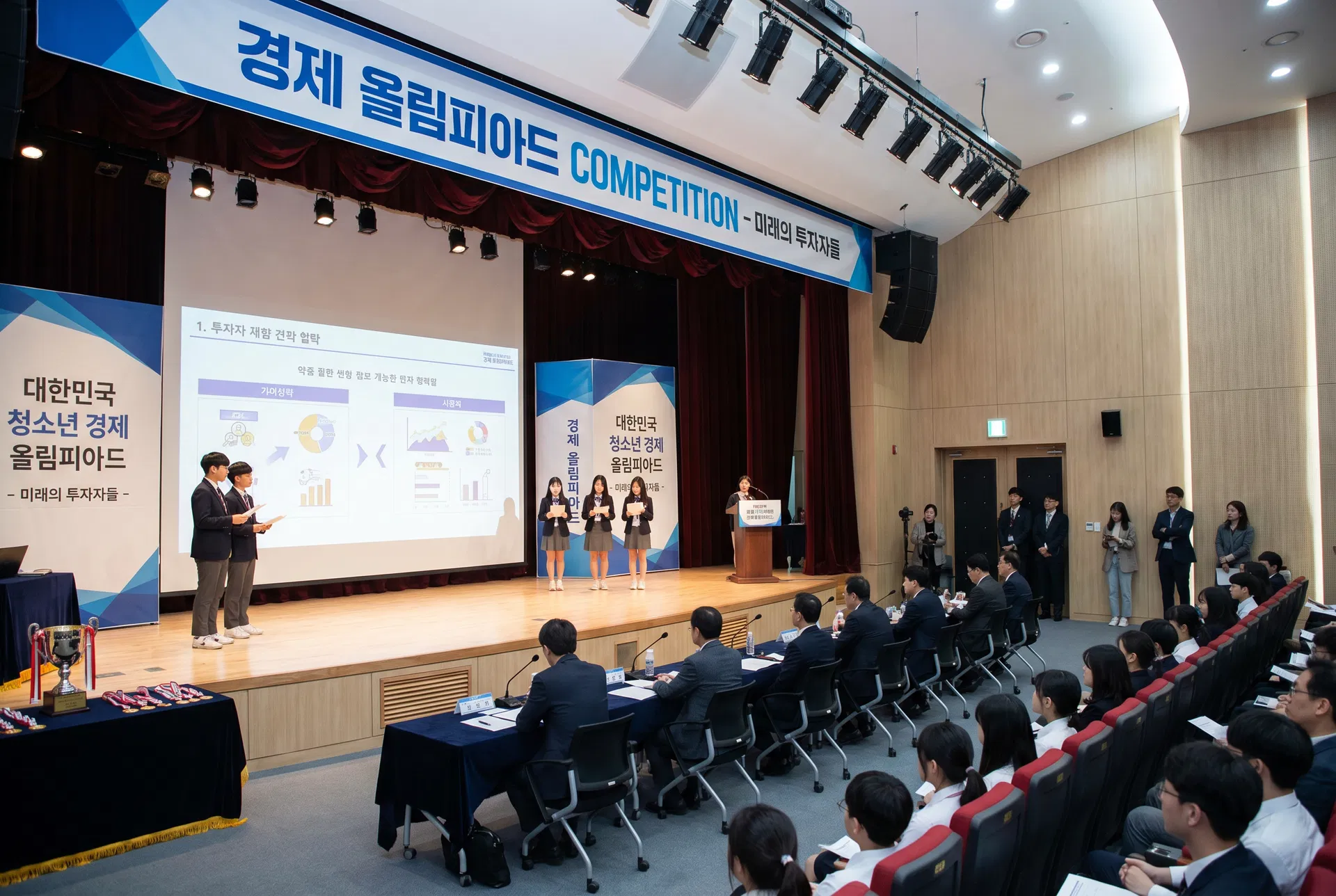 경제 퀴즈 대회 현장