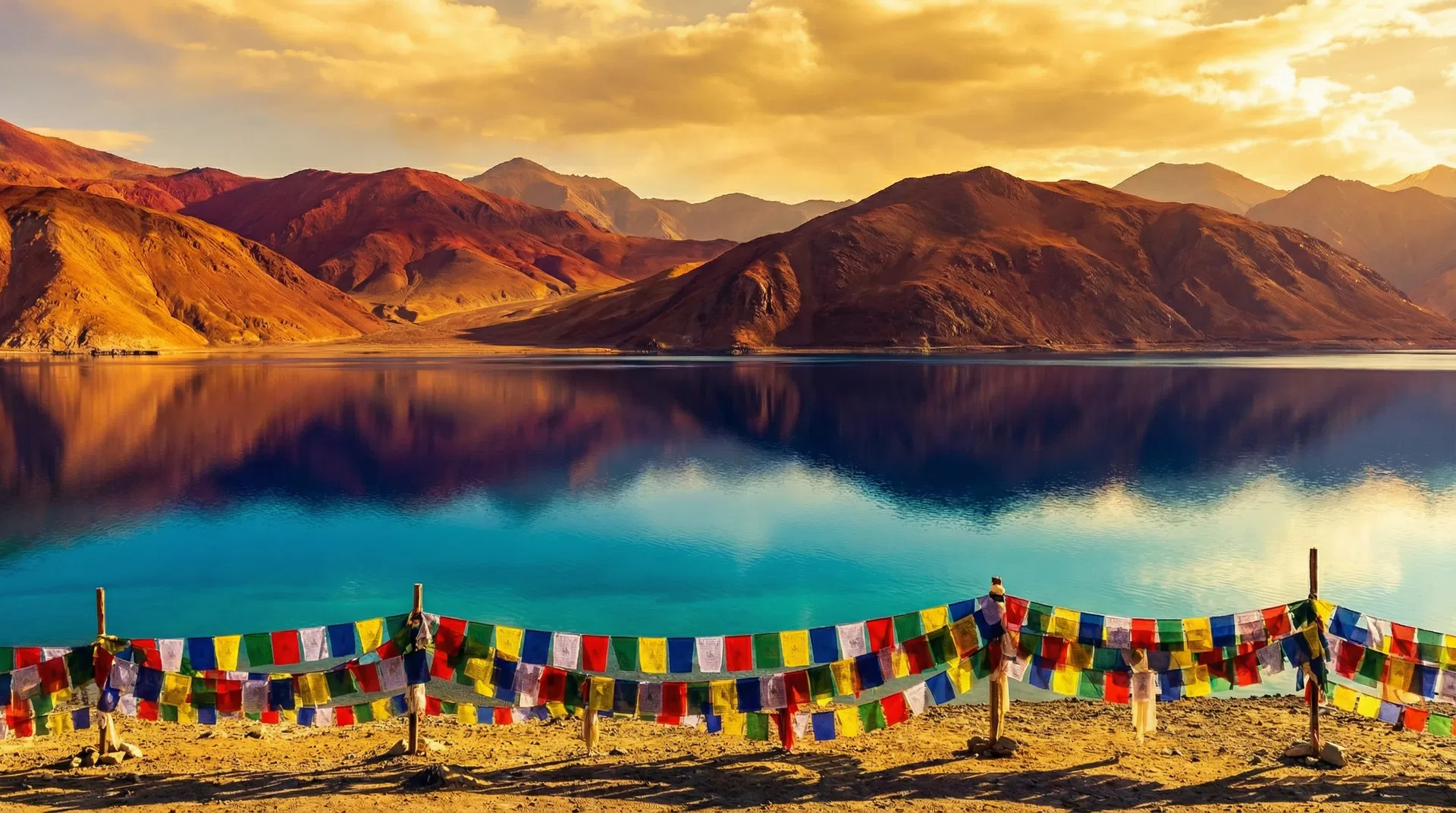 Ladakh — Pangong Lake Sunrise