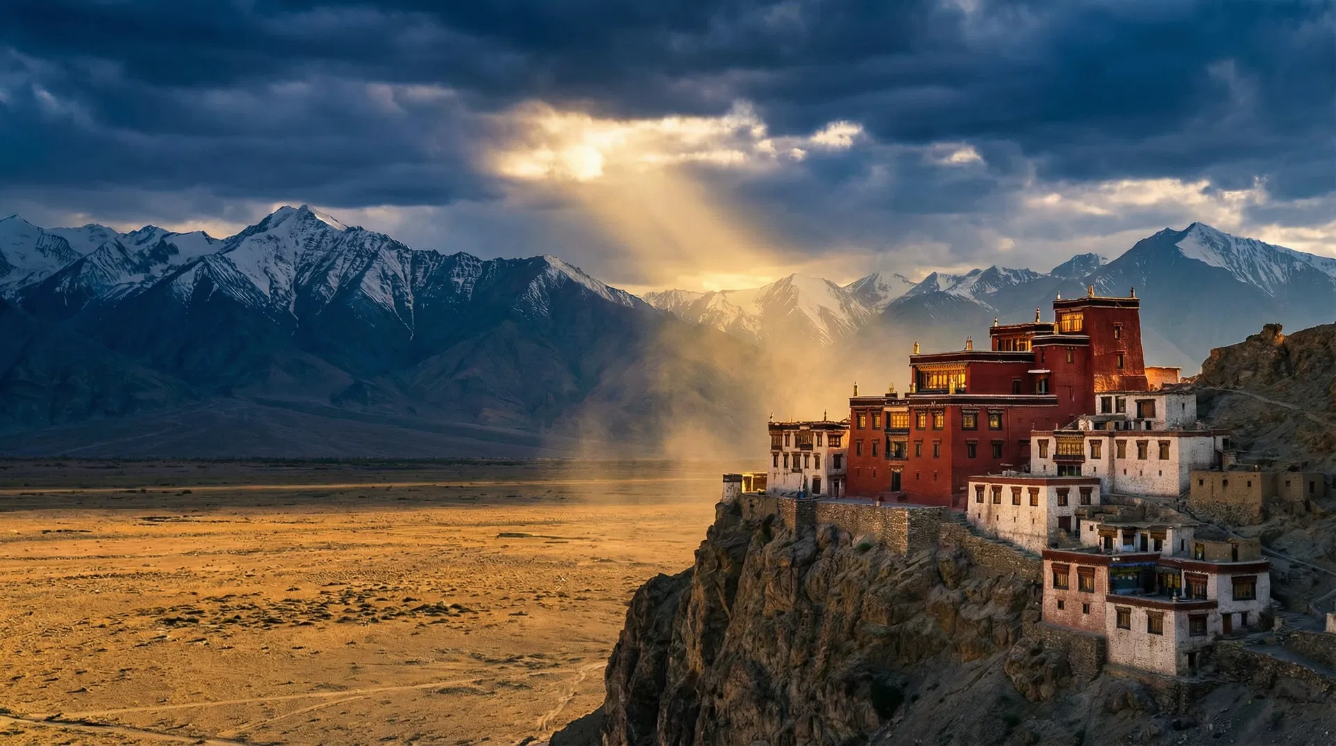 Ladakh — Monastery on the Cliff
