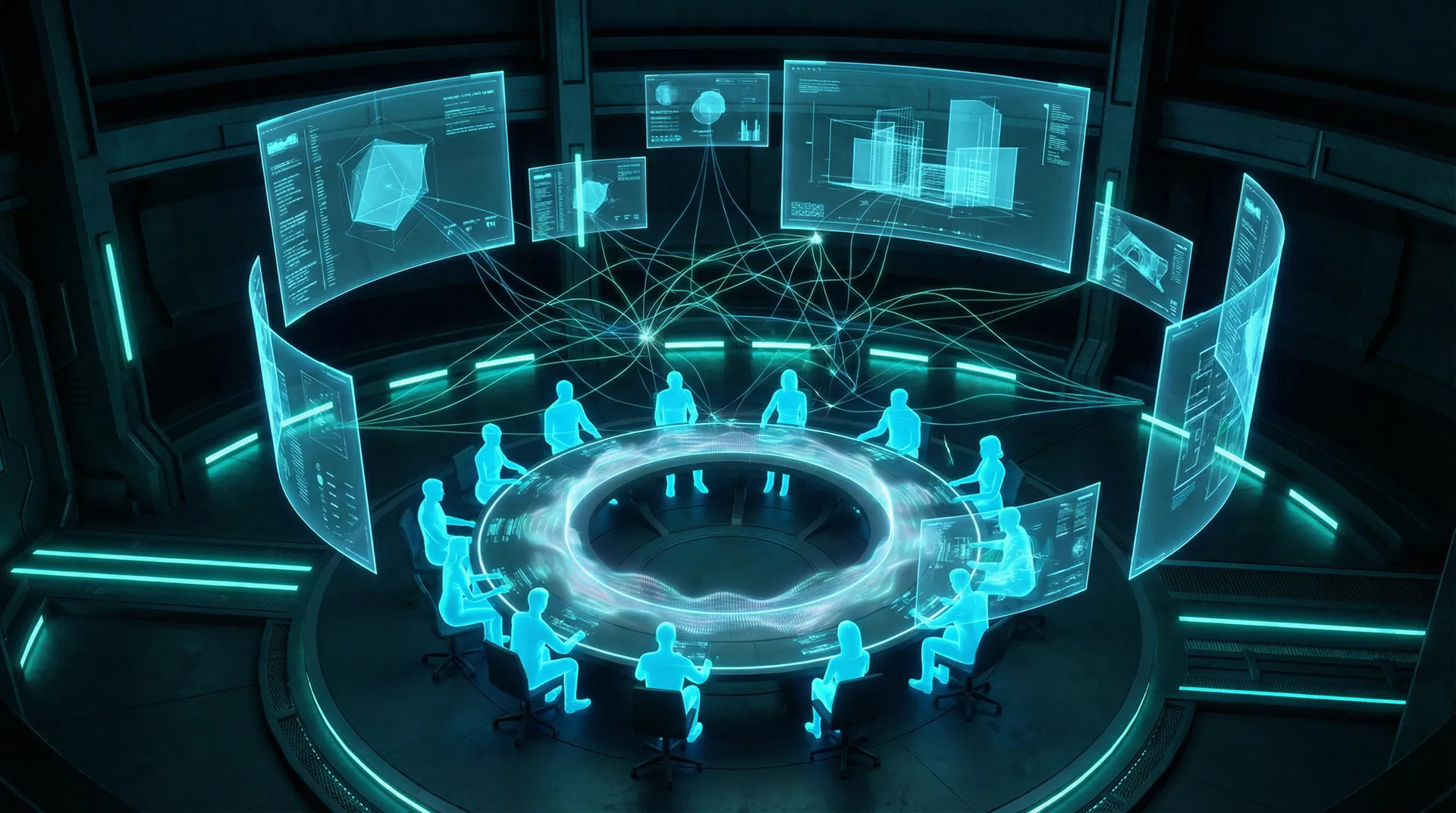 Group AI training session