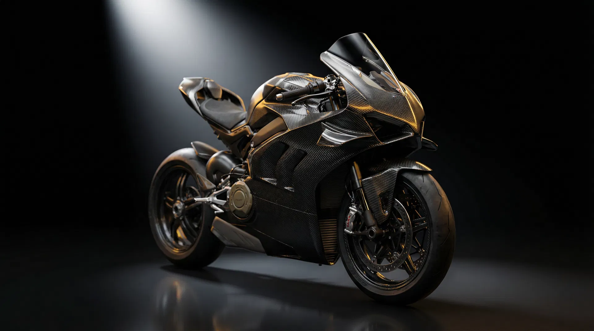 Carbon fiber motorcycle