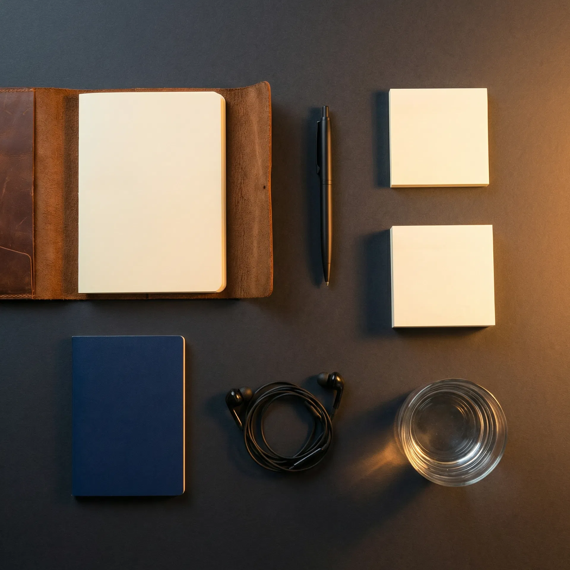 Structured Anywhere travel desk setup