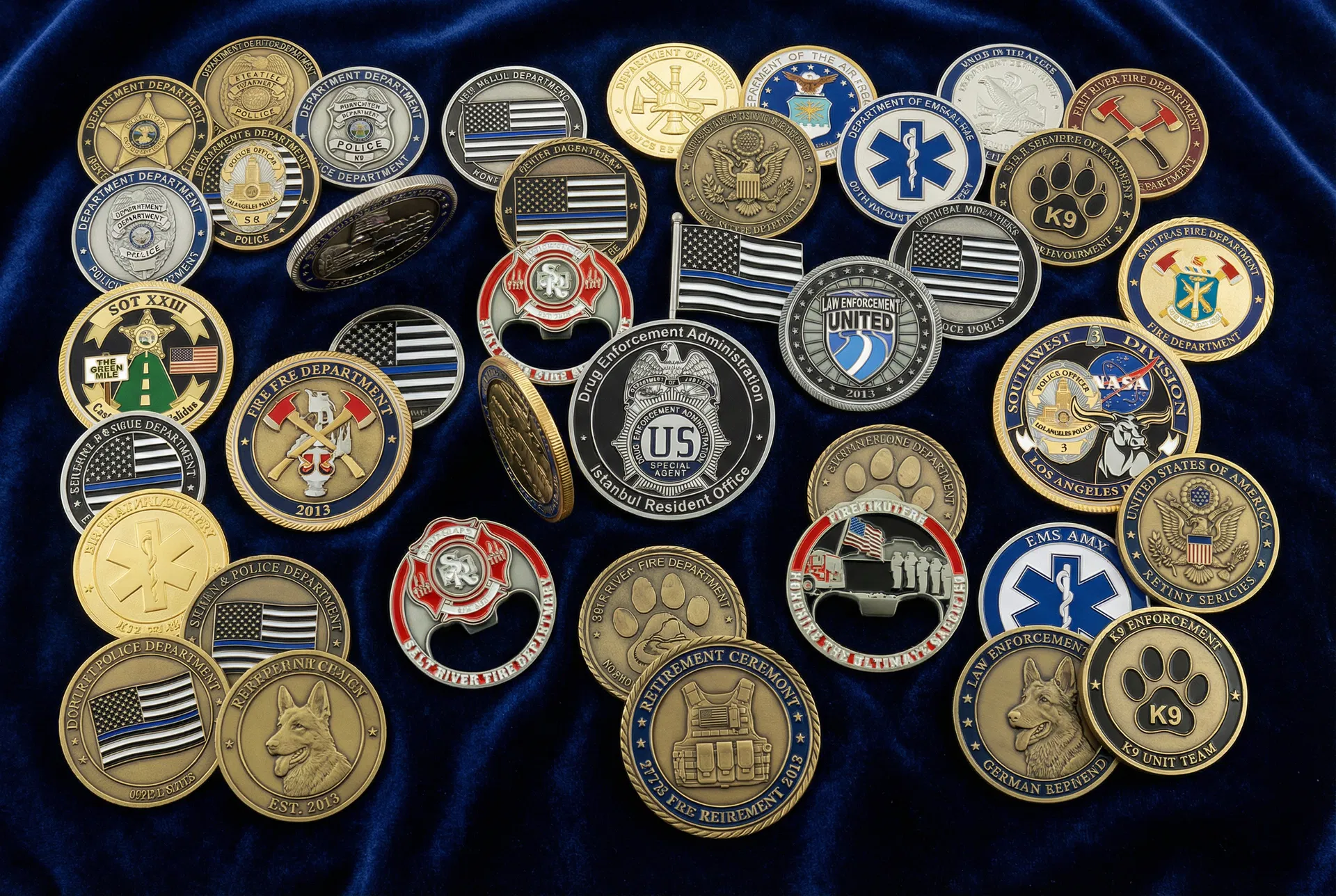 Challenge coins collection