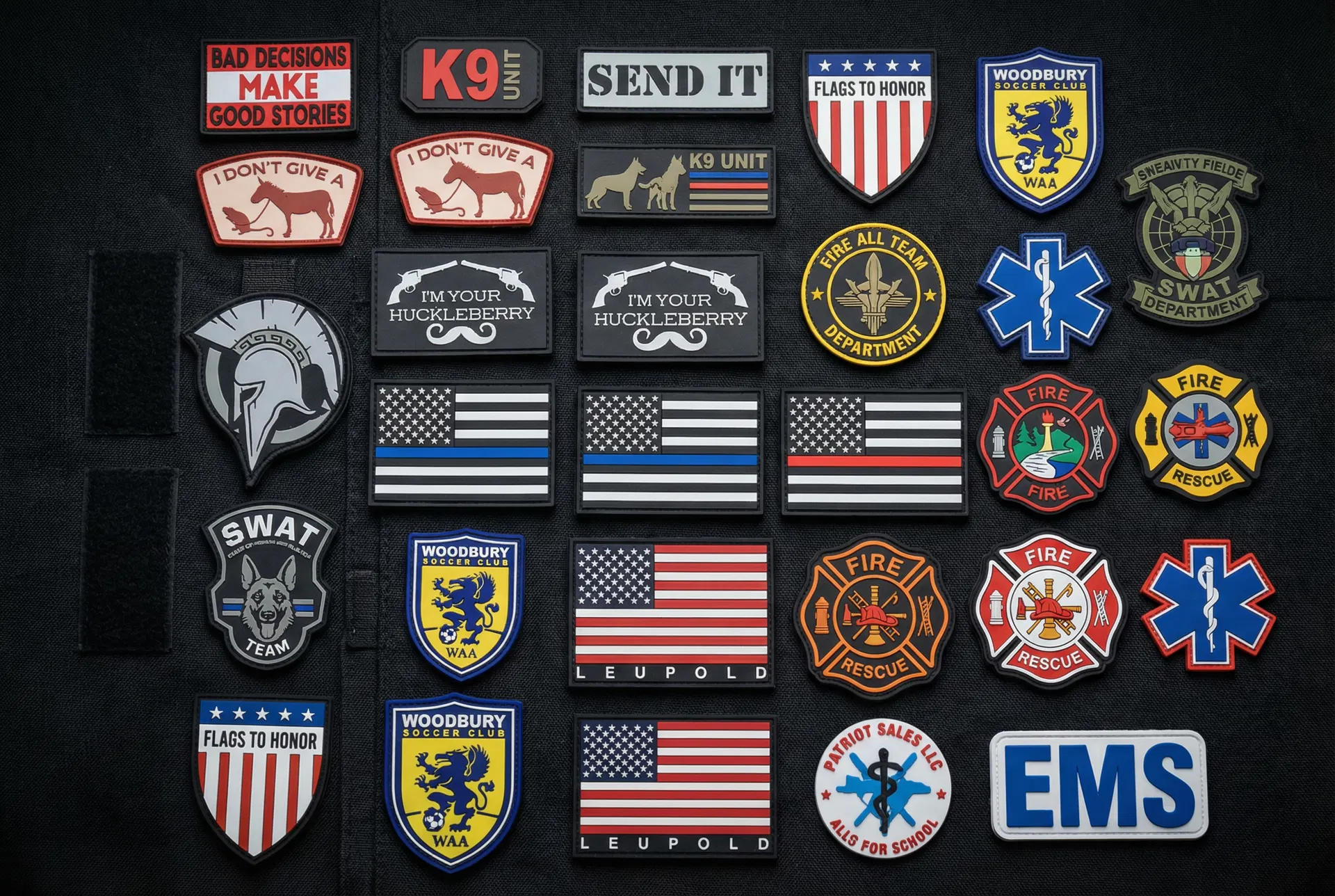 PVC patches collection