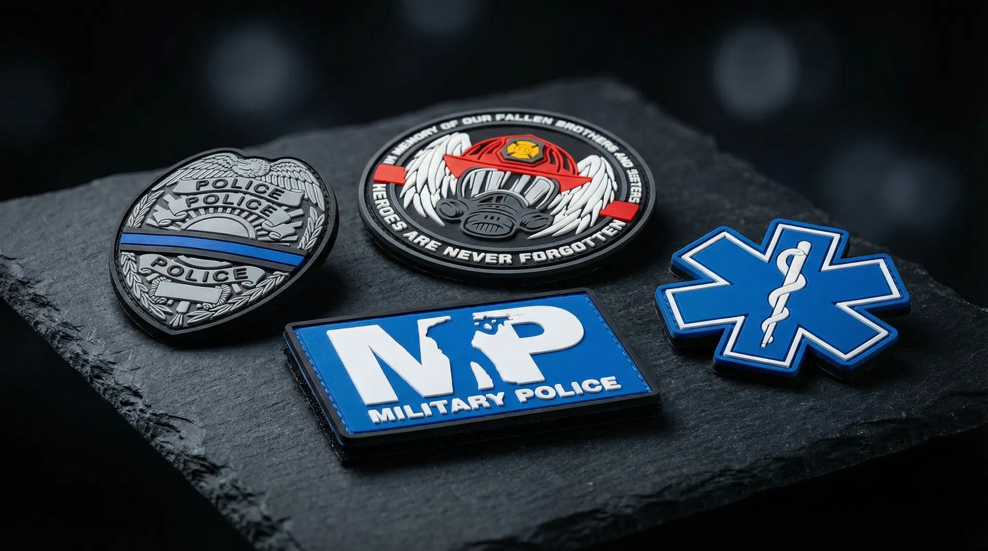 Custom PVC and embroidered patches